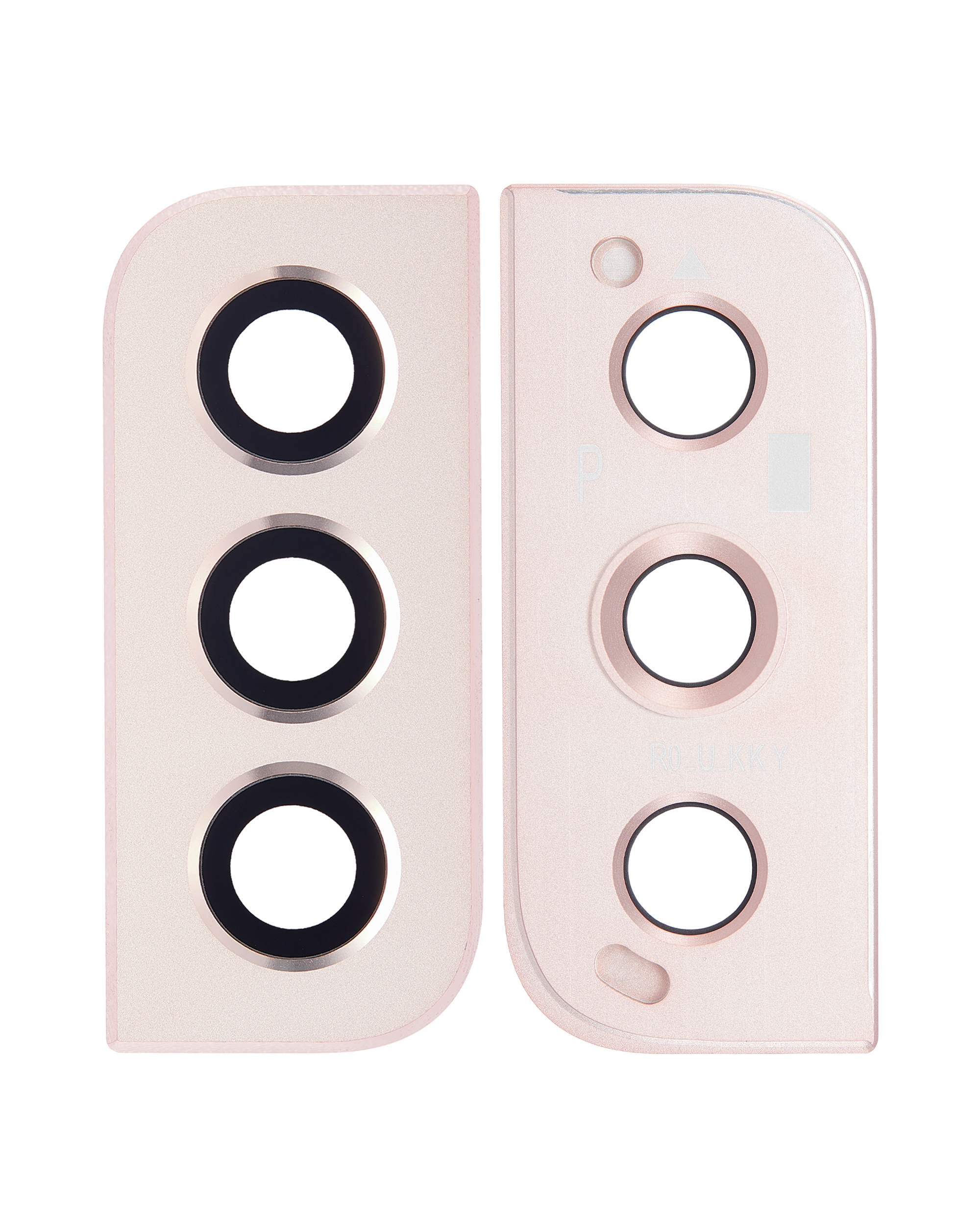Rückkamera-Glas mit Blendenring für Samsung Galaxy S22 / S22 Plus (Pink Gold) – Bild 2