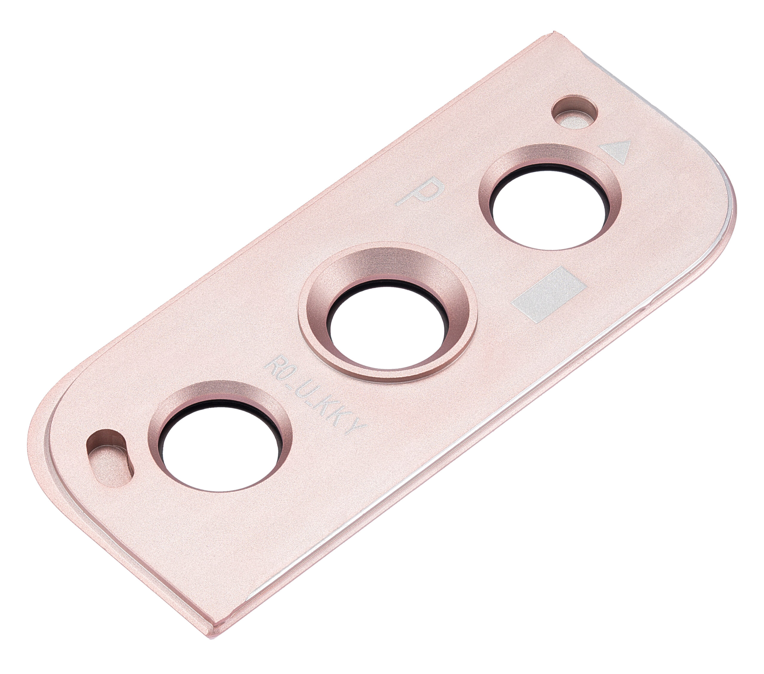 Rückkamera-Glas mit Blendenring für Samsung Galaxy S22 / S22 Plus (Pink Gold) – Bild 4