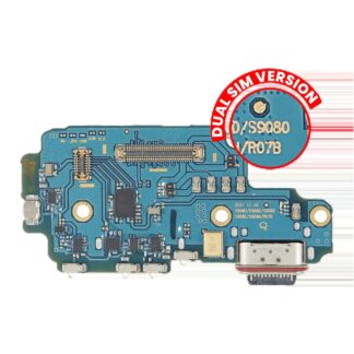 Ladebuchse mit SIM-Kartenleser für Samsung Galaxy S22 Ultra 5G (S9080) (Dual Sim Version) (Premium)