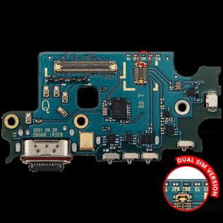 Ladebuchse mit SIM-Kartenleser für Samsung Galaxy S22 Plus 5G (S9060) (Dual Sim Version) (Premium)
