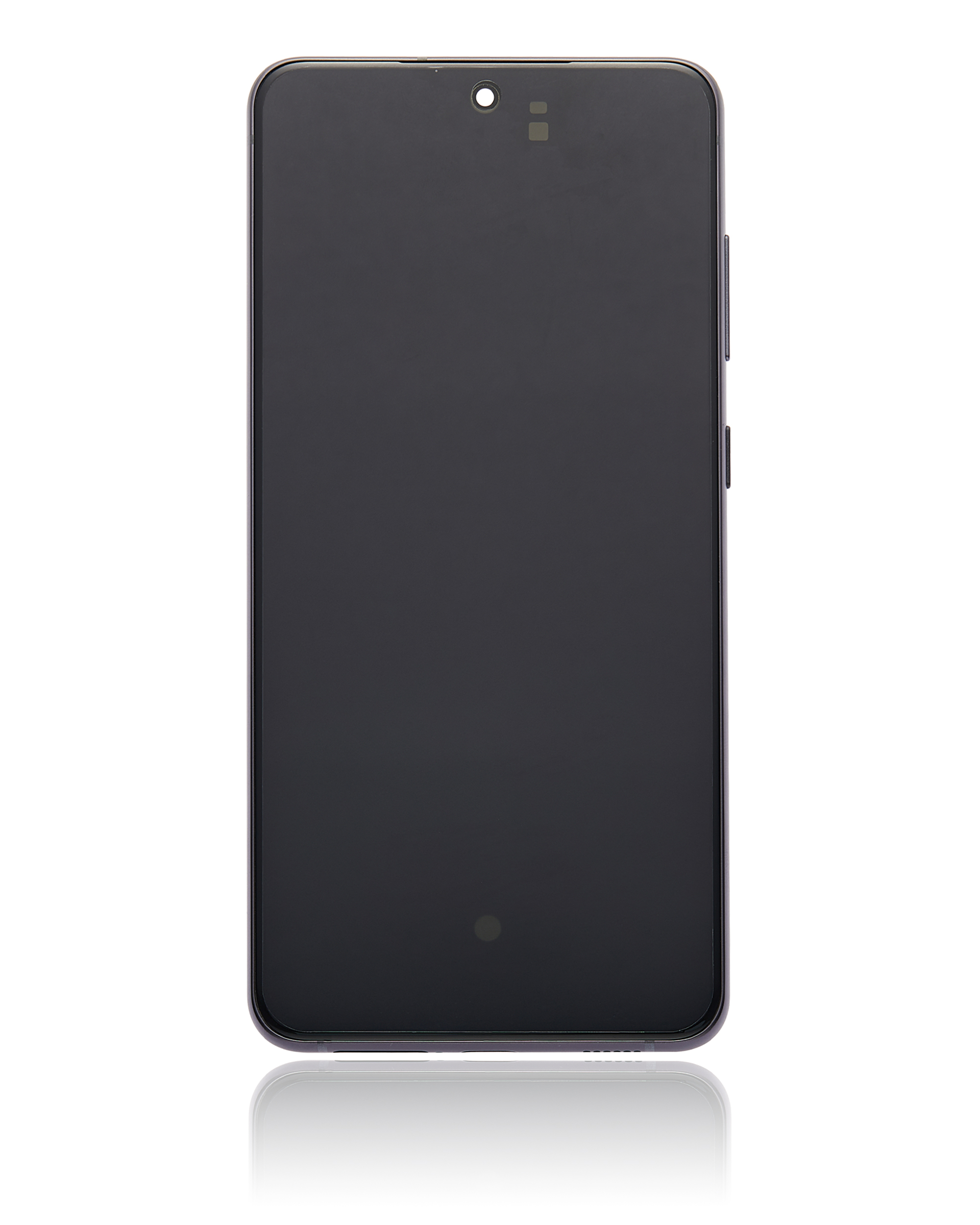 OLED Display mit Rahmen für Samsung Galaxy S21 FE 5G (US & International Version) (professionell aufgearbeitet) (Graphite) – Bild 3