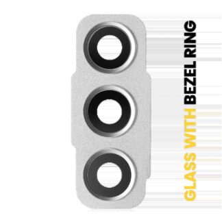 Rückkamera-Glas mit Blendenring für Samsung Galaxy S21 FE 5G (White (Weiß))
