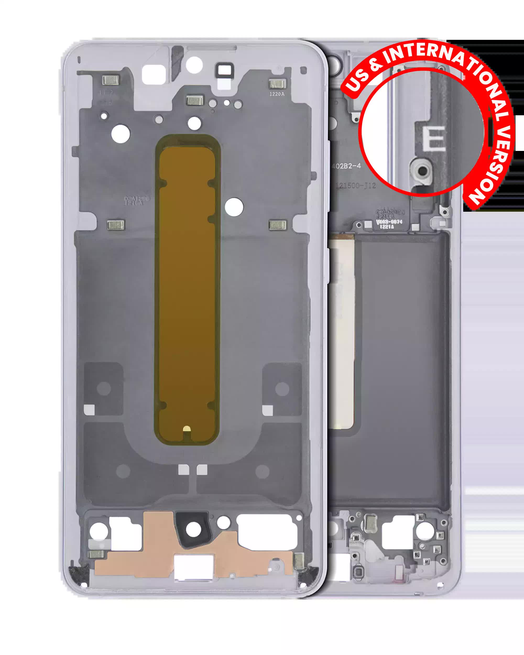 Mittelrahmen für Samsung Galaxy S21 FE 5G (US & International Version) (Lavender)