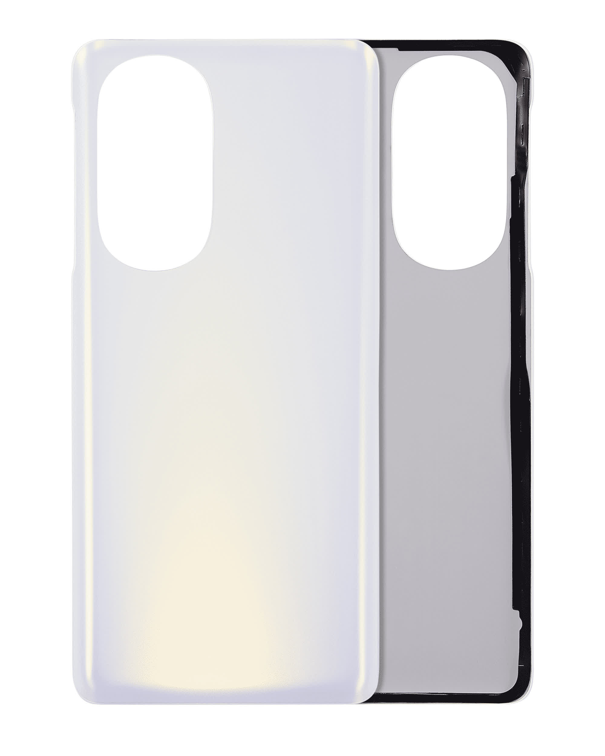 Rückdeckelglas für Motorola Moto Edge Plus / Edge 30 Pro (XT2201-1/4) / Edge X30 5G (XT2201 -2/6 /2022) (Stardust White)