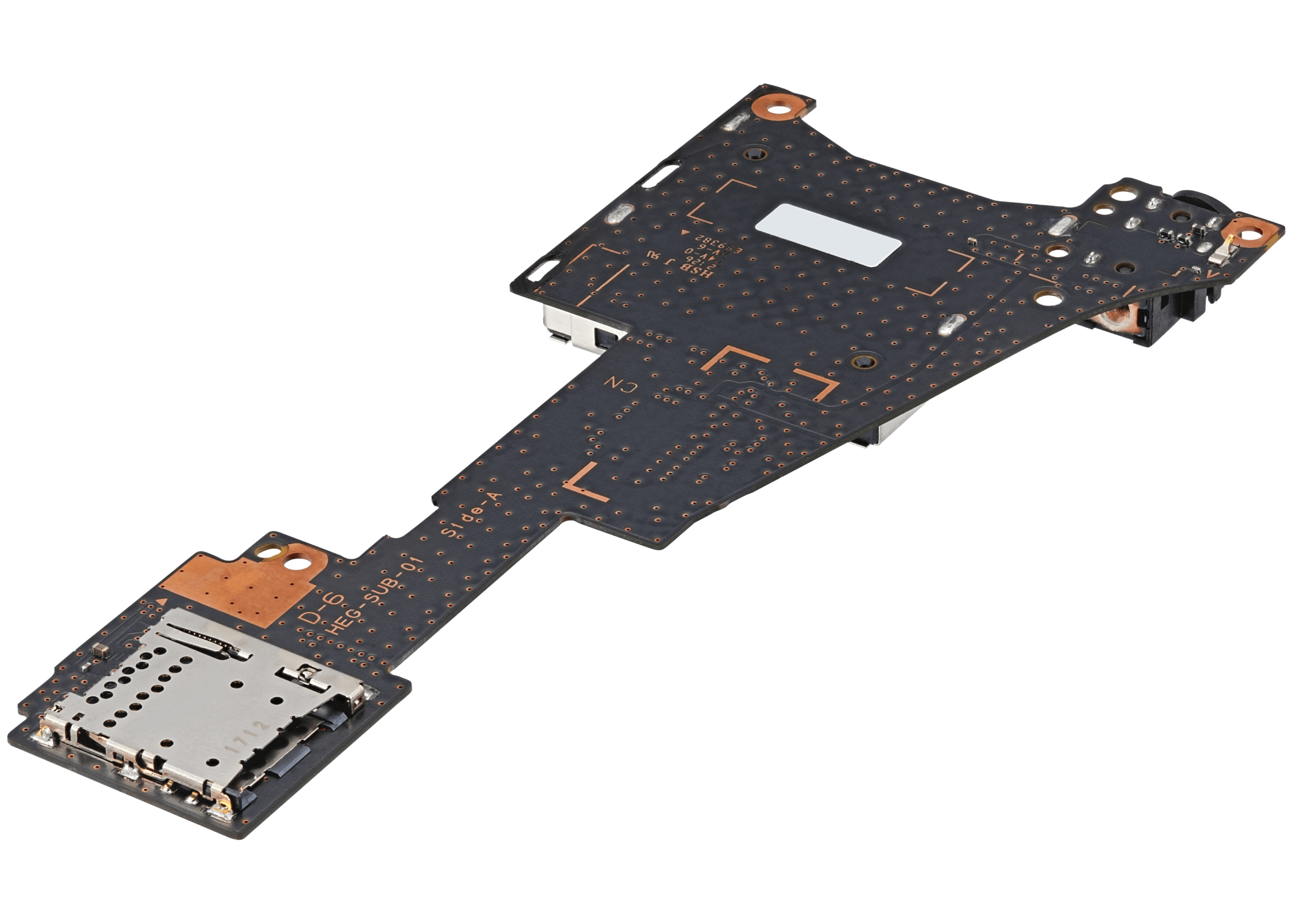 Kopfhörerbuchse / Spielekassette / Micro SD Kartenleser Platine für Nintendo Switch OLED – Bild 4