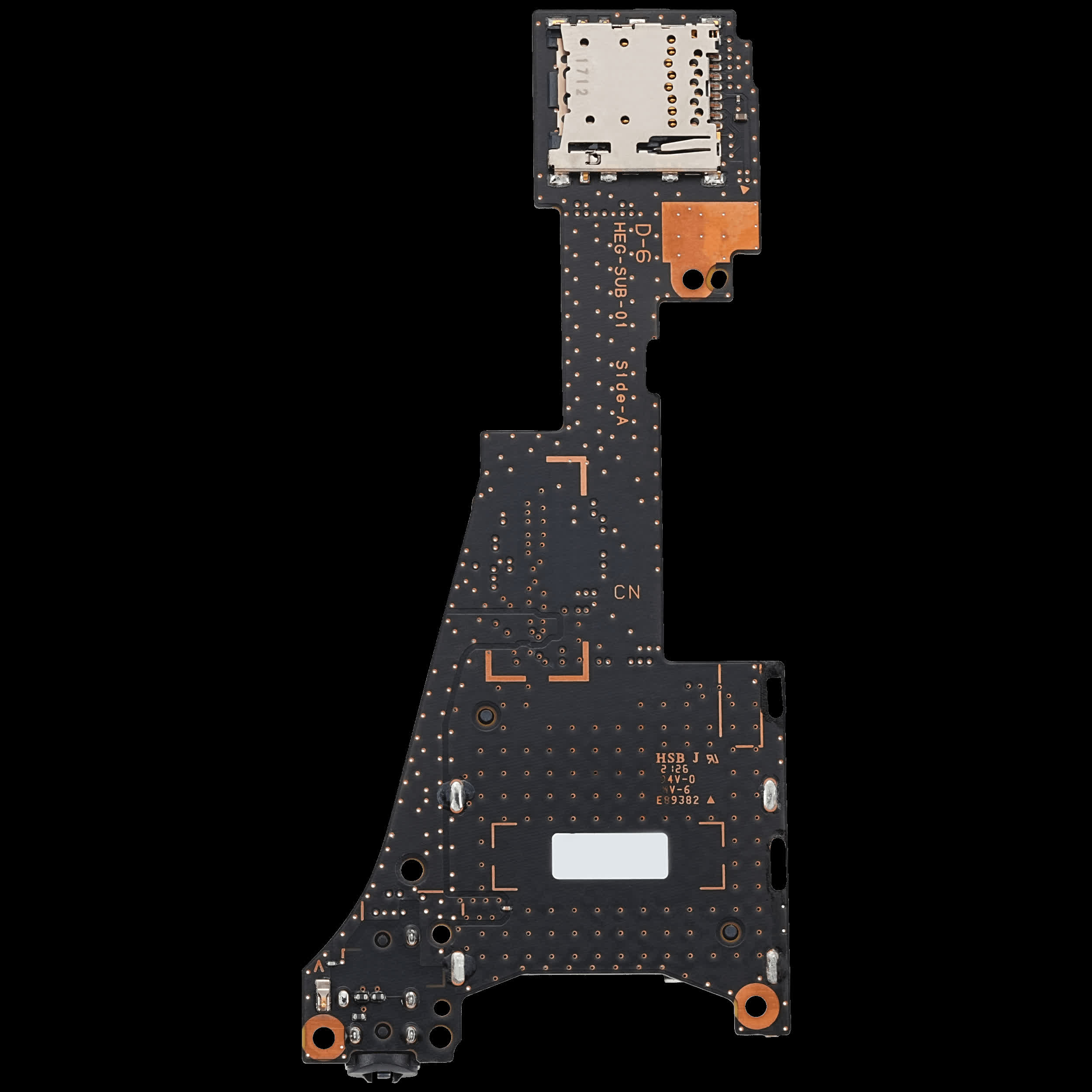 Kopfhörerbuchse / Spielekassette / Micro SD Kartenleser Platine für Nintendo Switch OLED