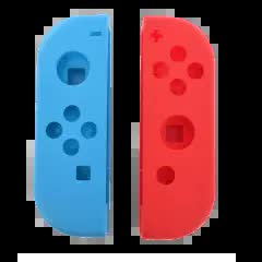 Gehäuseschale für Nintendo Switch OLED Joy Con Controller (Blue / Red)