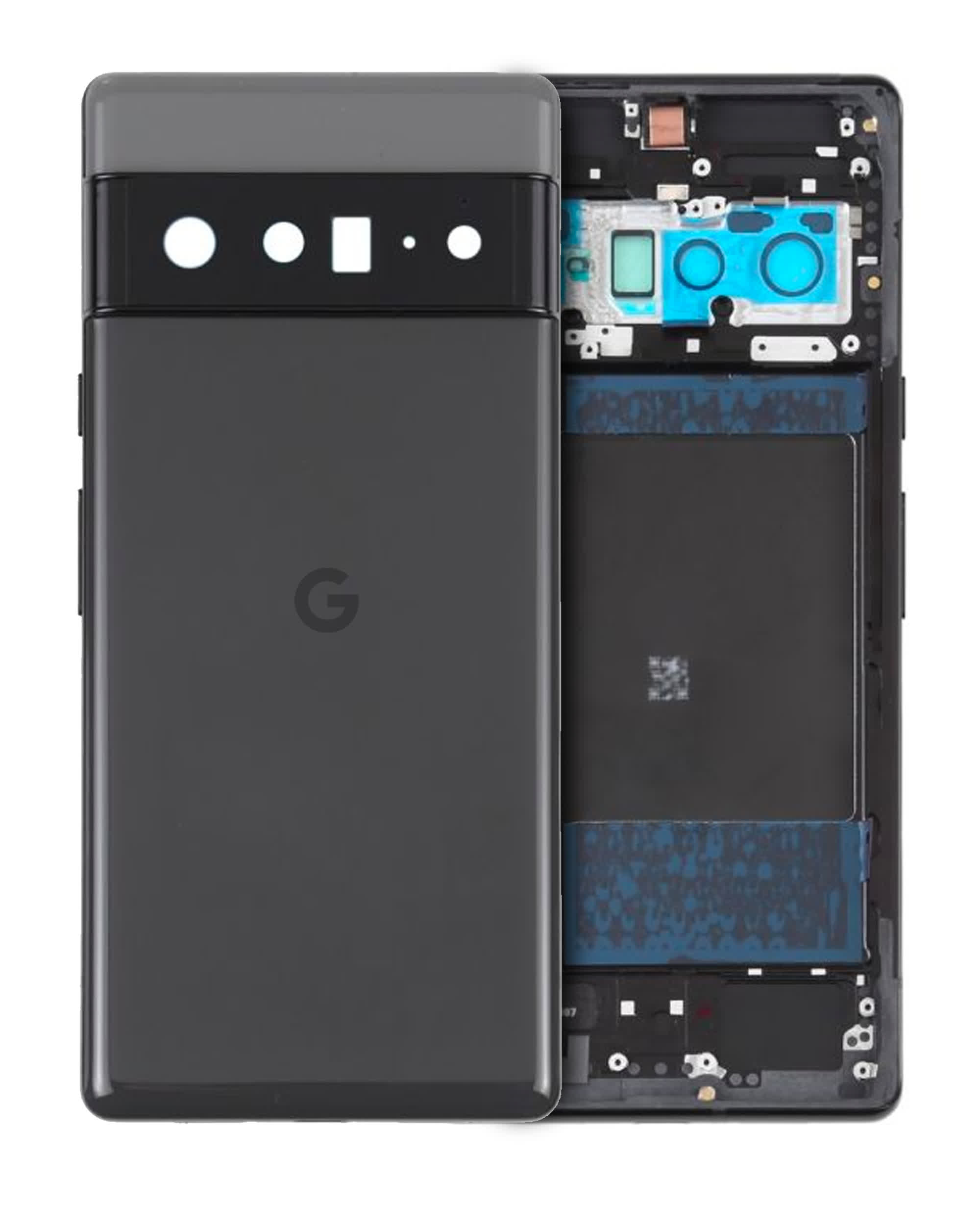 Rückgehäuse für Google Pixel 6 Pro (Original) (Stormy Black)