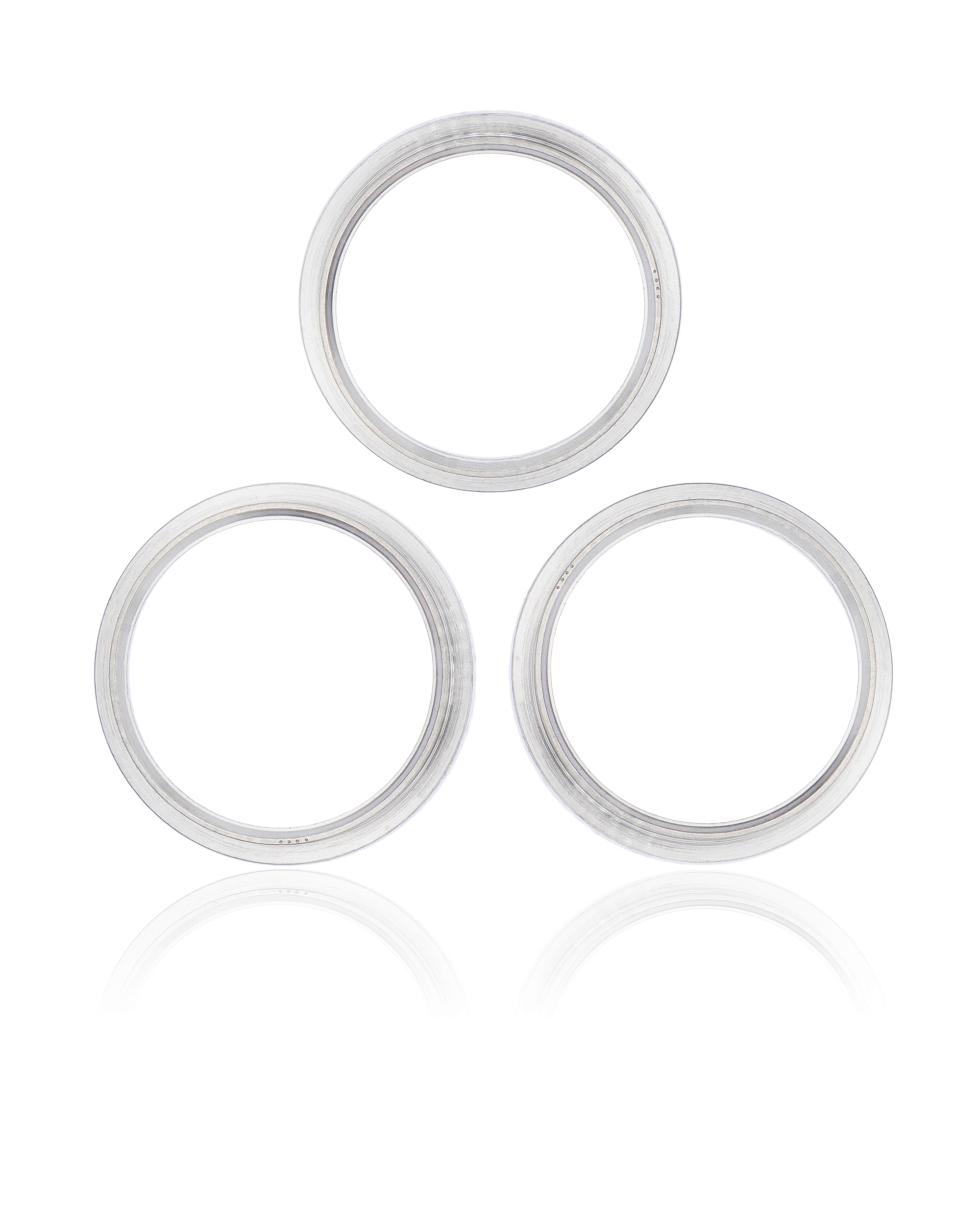 Rückkamera-Blendenring einzeln für iPhone 13 Pro / 13 Pro Max (Silver (Silber)) (3-teiliges Set) – Bild 3