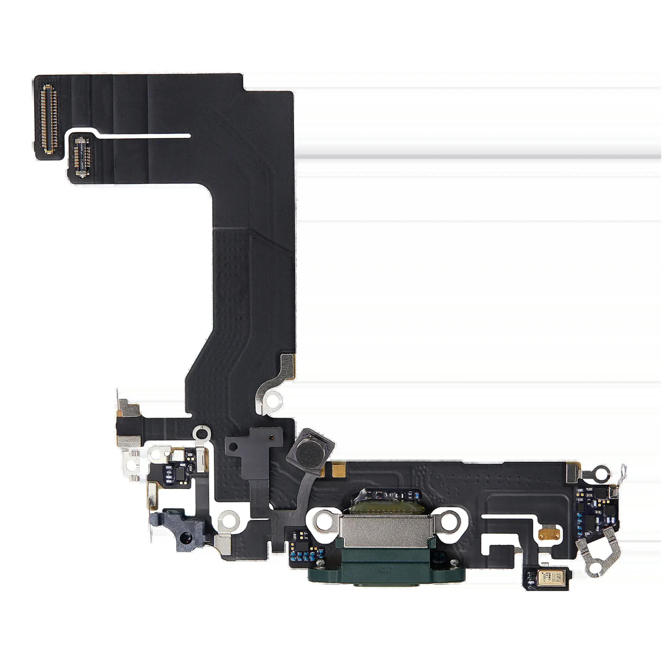 Ladebuchse Flexkabel für iPhone 13 Mini (Premium) (Green (Grün))