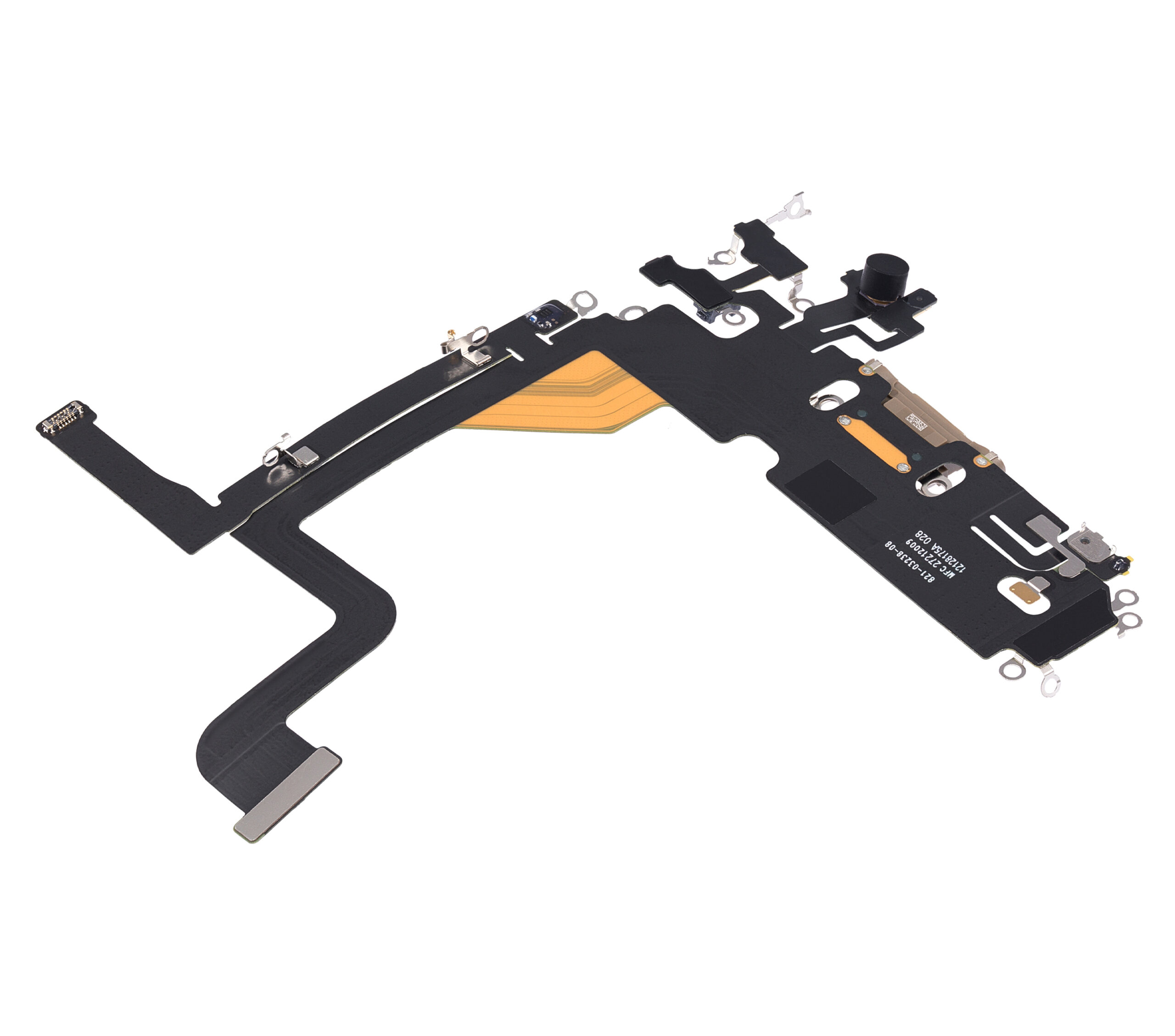 Ladebuchse Flexkabel für iPhone 13 Pro (ausgebautes Originalteil) (Gold) – Bild 4