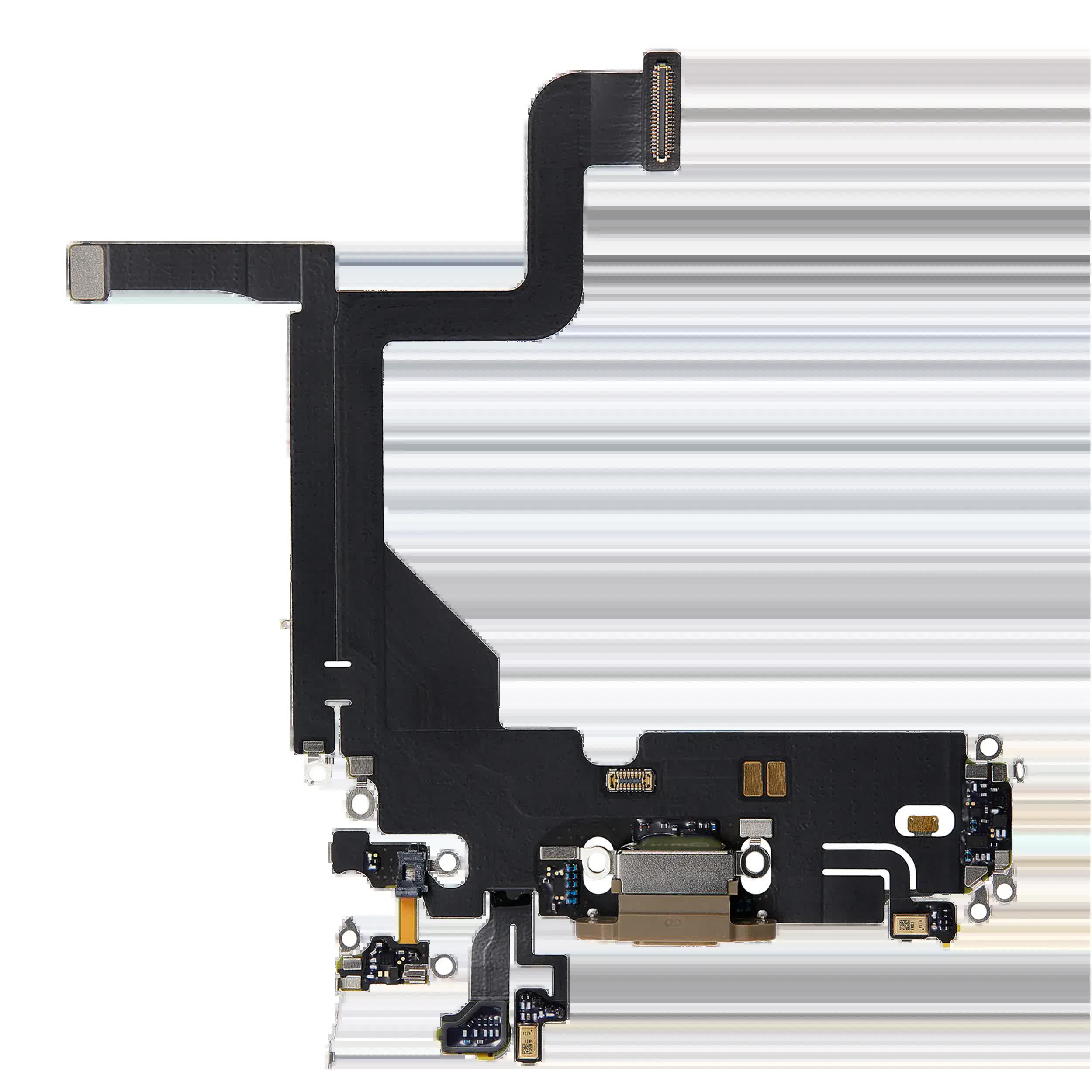 Ladebuchse Flexkabel für iPhone 13 Pro (ausgebautes Originalteil) (Gold)