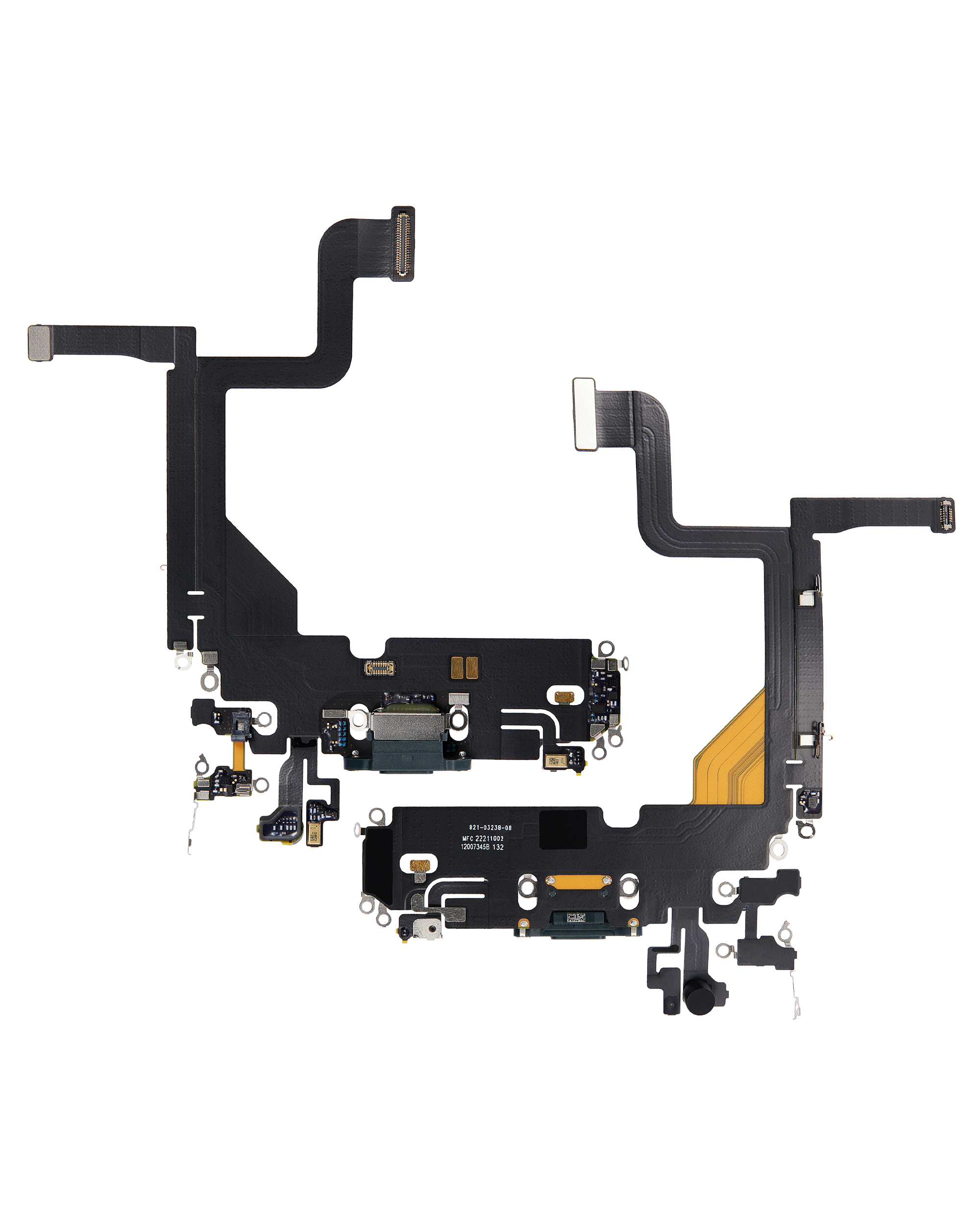 Ladebuchse Flexkabel für iPhone 13 Pro (ausgebautes Originalteil) (Alpine Green) – Bild 2