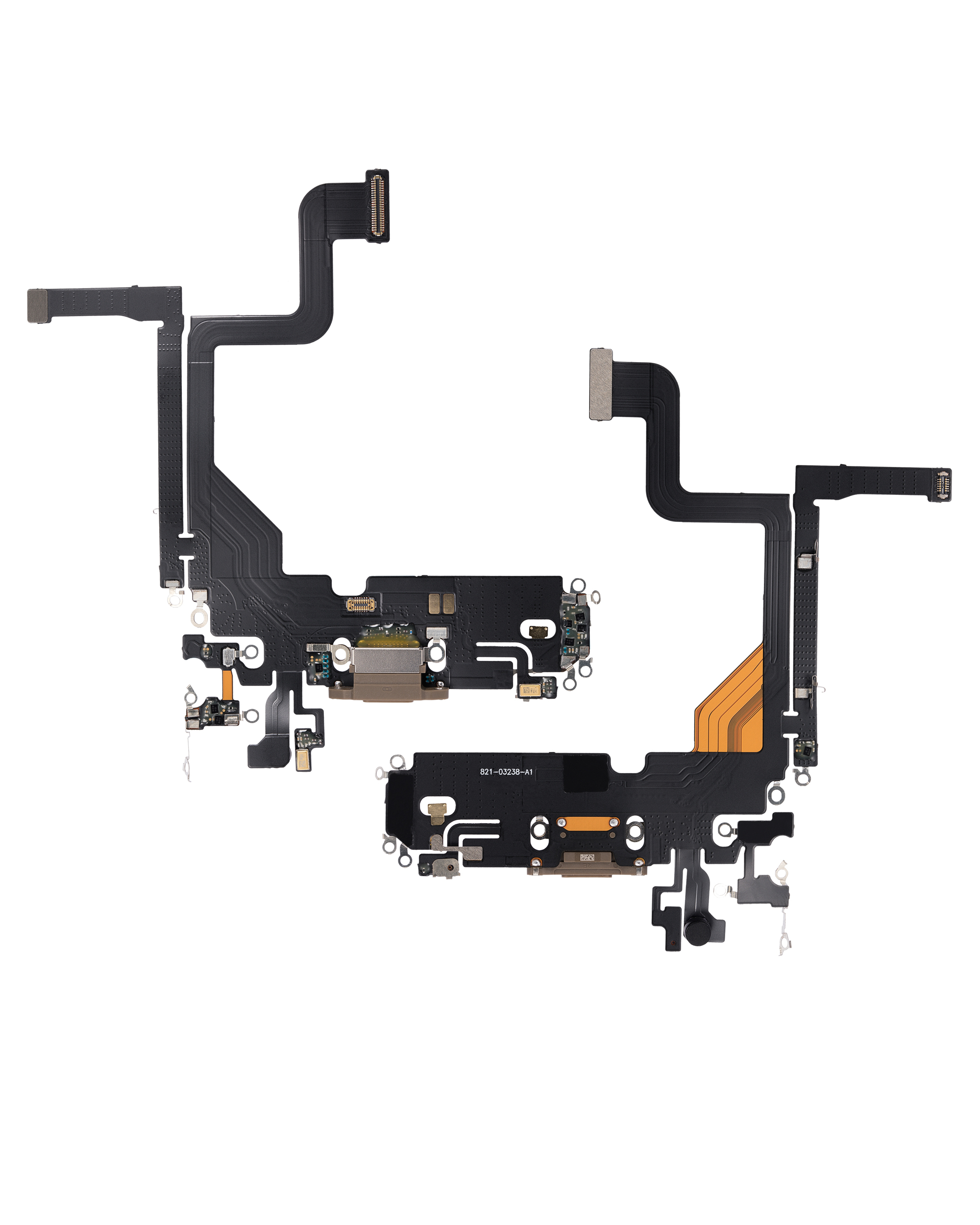 Ladebuchse Flexkabel für iPhone 13 Pro (Aftermarket Plus) (Gold) – Bild 2