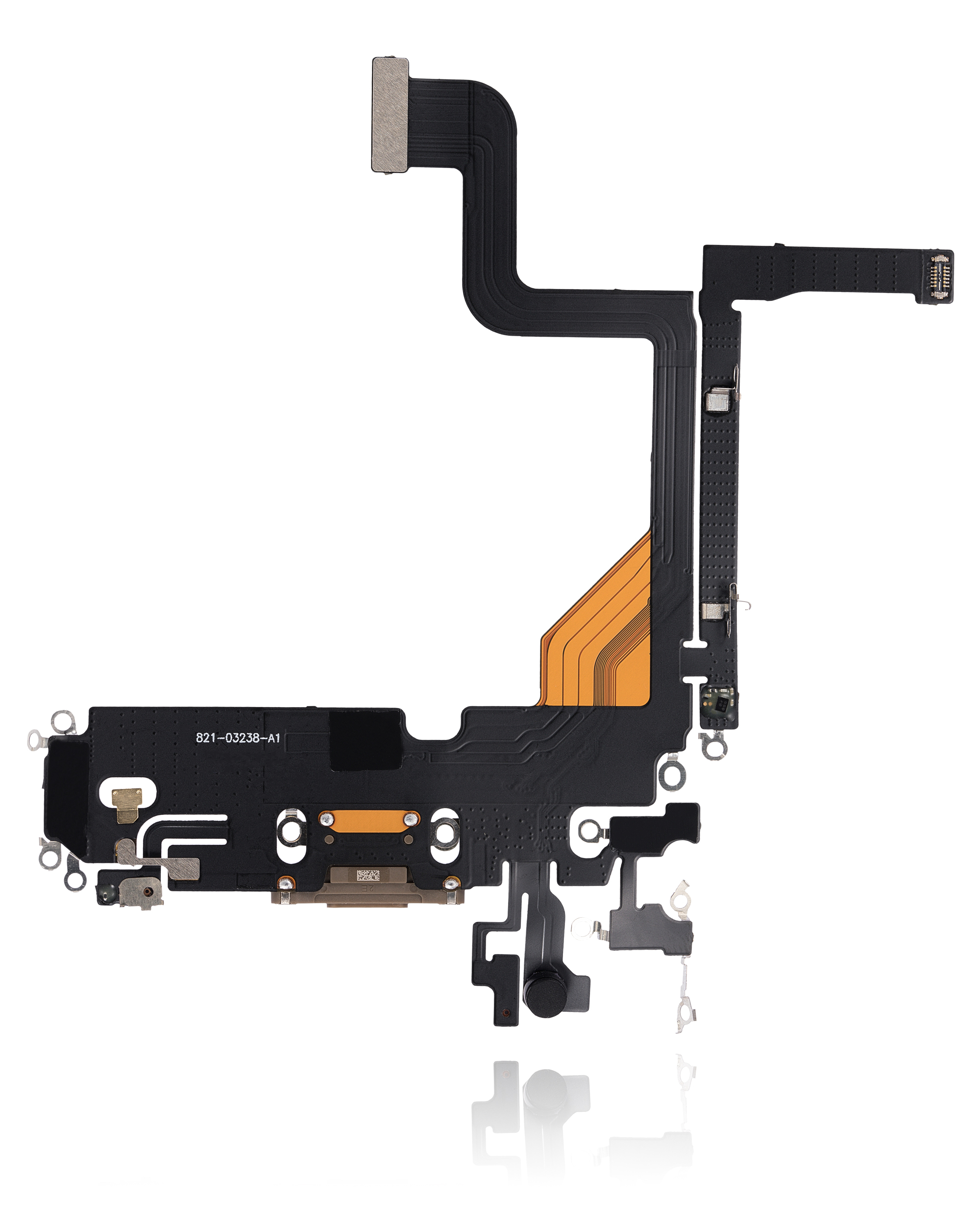 Ladebuchse Flexkabel für iPhone 13 Pro (Aftermarket Plus) (Gold) – Bild 3