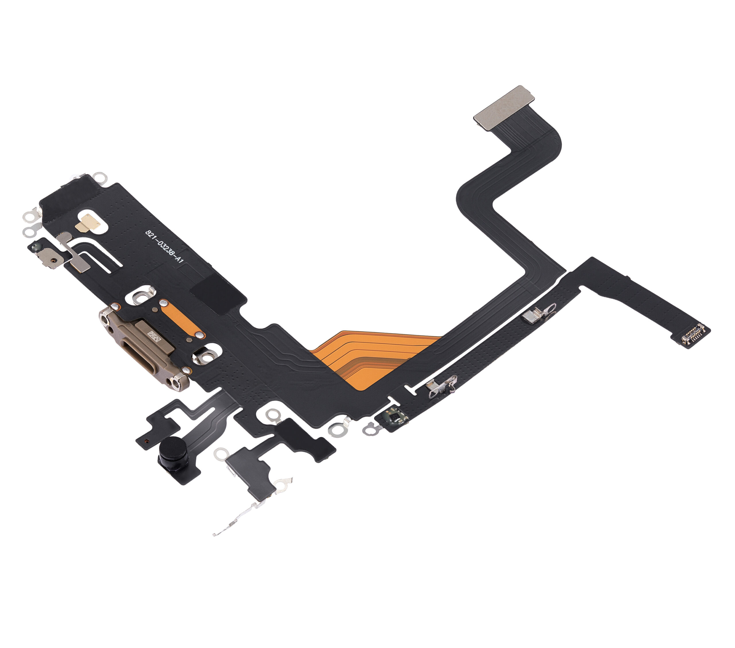 Ladebuchse Flexkabel für iPhone 13 Pro (Aftermarket Plus) (Gold) – Bild 4