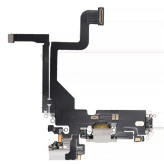 Ladebuchse Flexkabel für iPhone 13 Pro (Aftermarket Plus) (Silver (Silber))