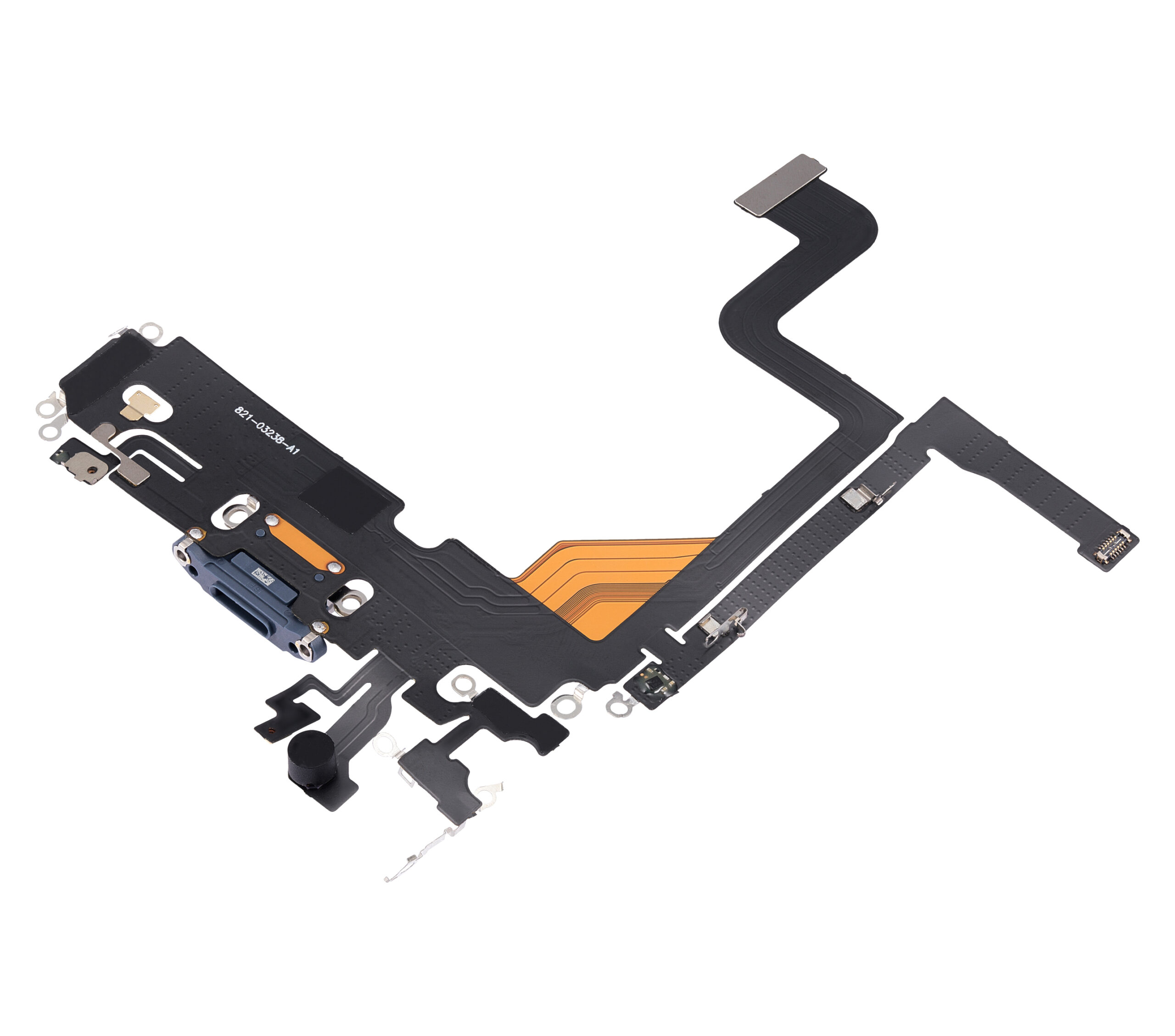 Ladebuchse Flexkabel für iPhone 13 Pro (Aftermarket Plus) (Sierra Blue) – Bild 4