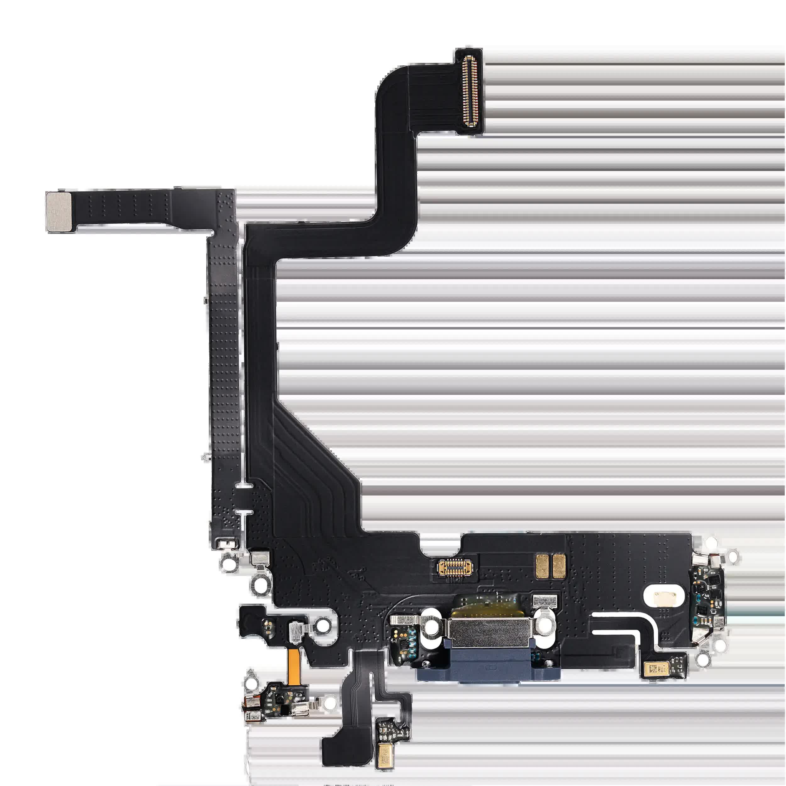 Ladebuchse Flexkabel für iPhone 13 Pro (Aftermarket Plus) (Sierra Blue)