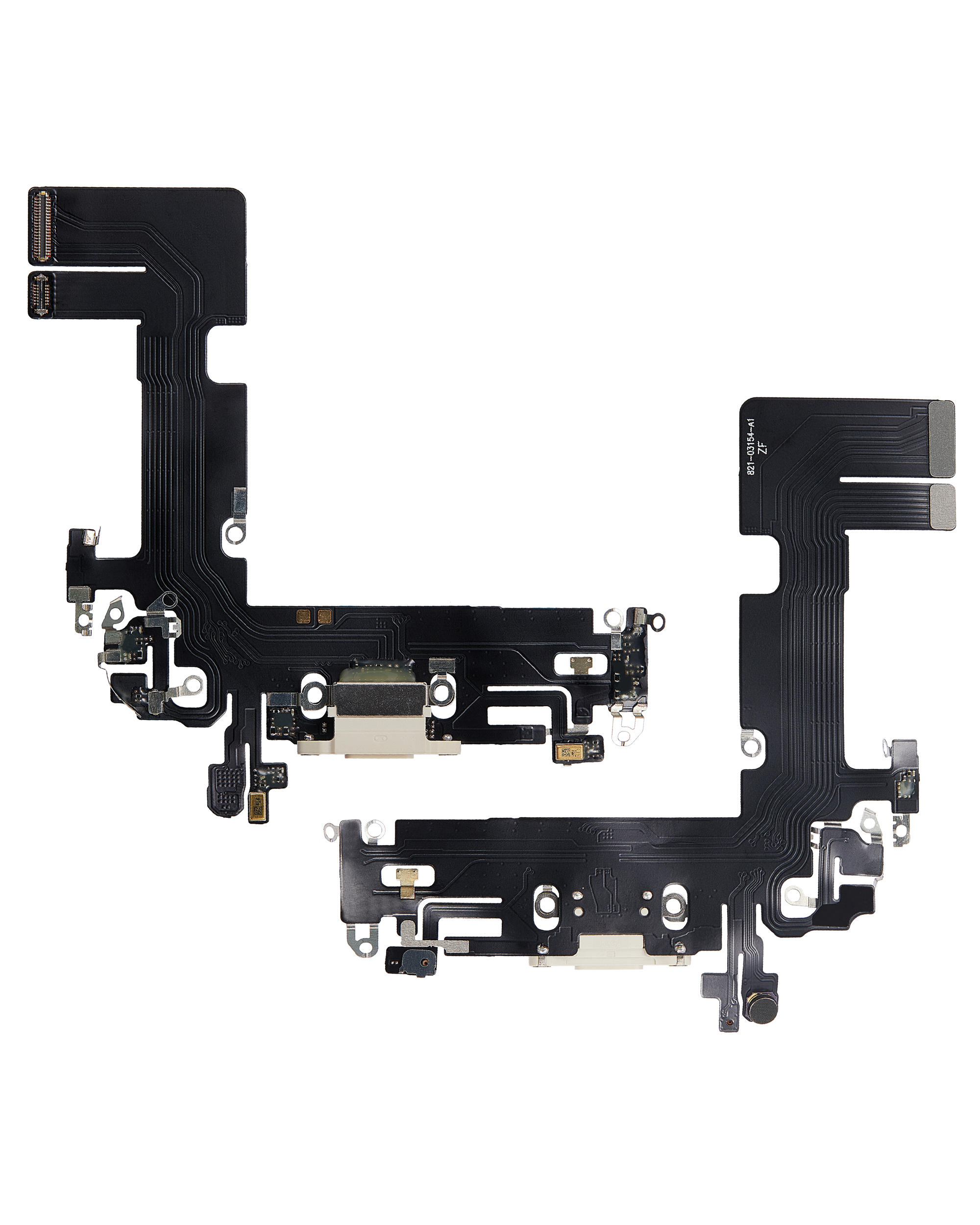 Ladebuchse Flexkabel für iPhone 13 (Aftermarket Plus) (Starlight) – Bild 2