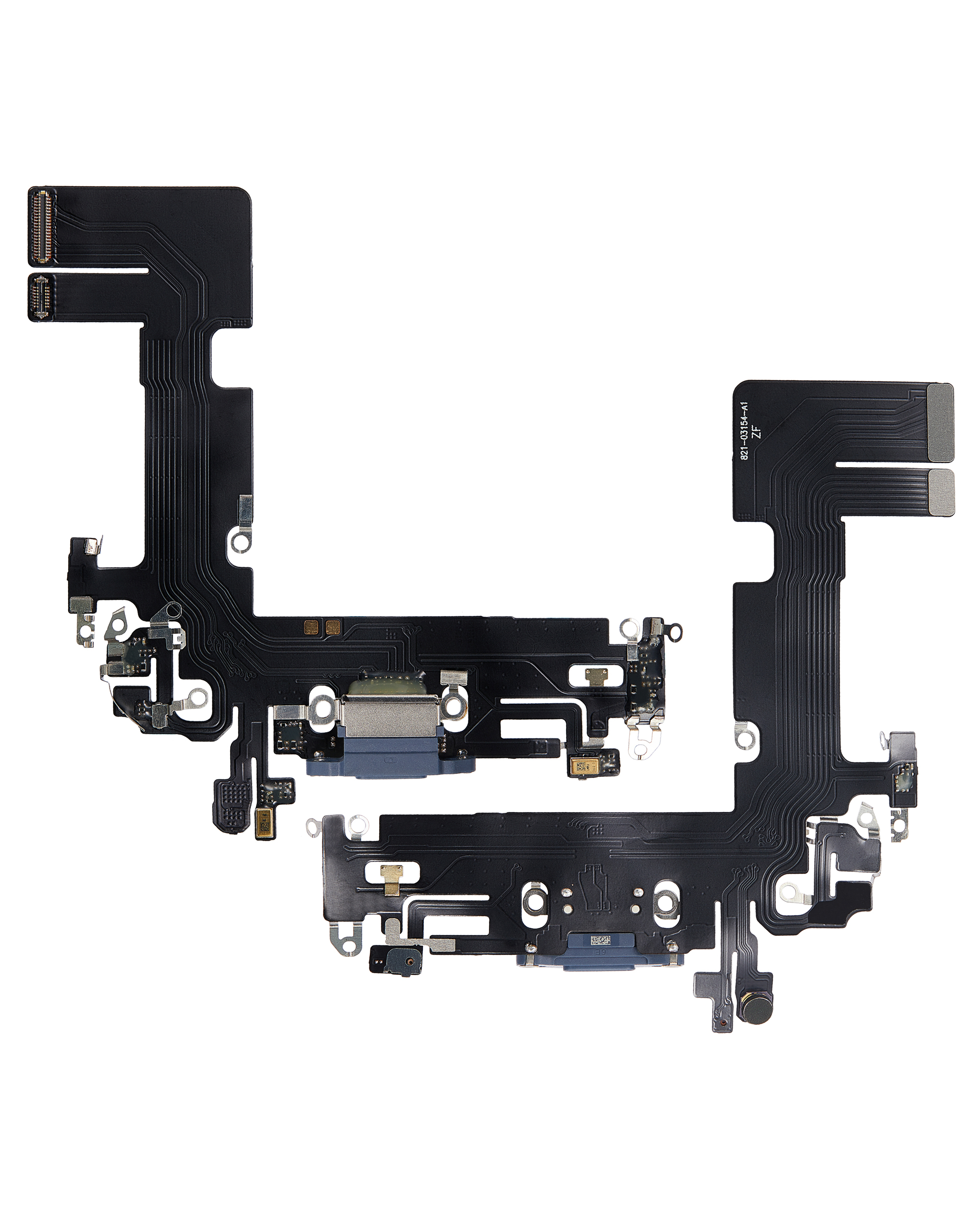 Ladebuchse Flexkabel für iPhone 13 (Aftermarket Plus) (Blue (Blau)) – Bild 2