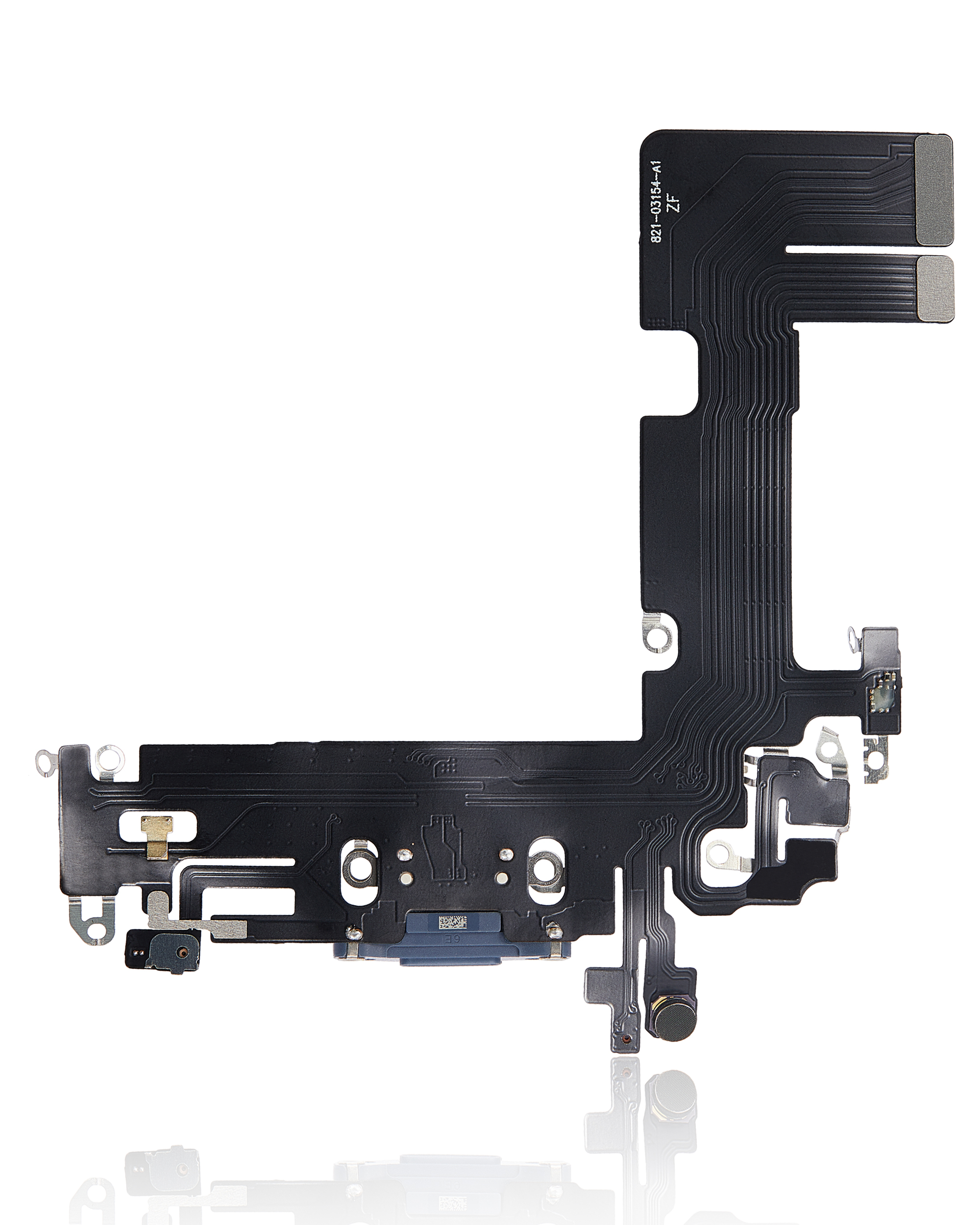 Ladebuchse Flexkabel für iPhone 13 (Aftermarket Plus) (Blue (Blau)) – Bild 3