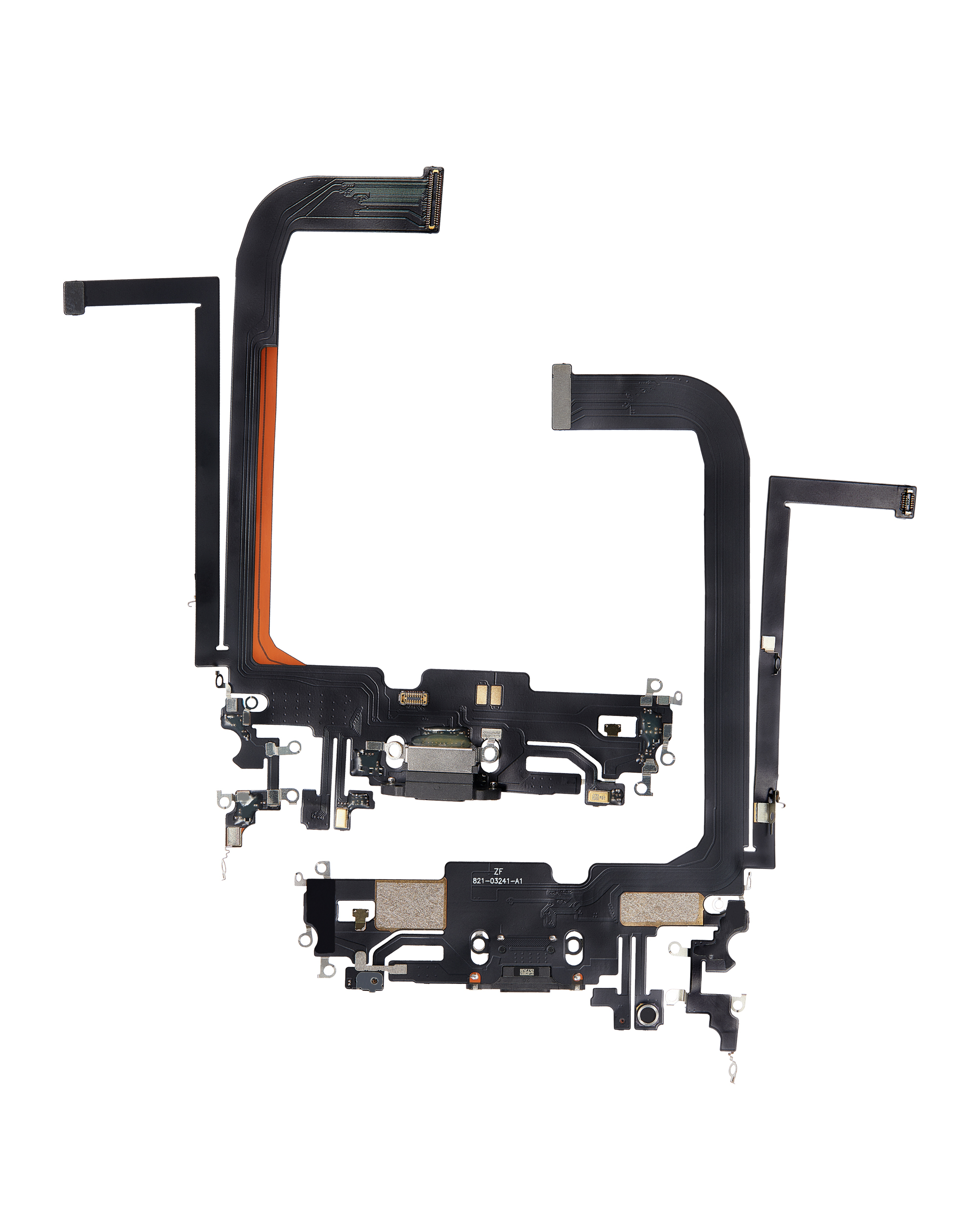 Ladebuchse Flexkabel für iPhone 13 Pro Max (Aftermarket Plus) (Graphite) – Bild 2
