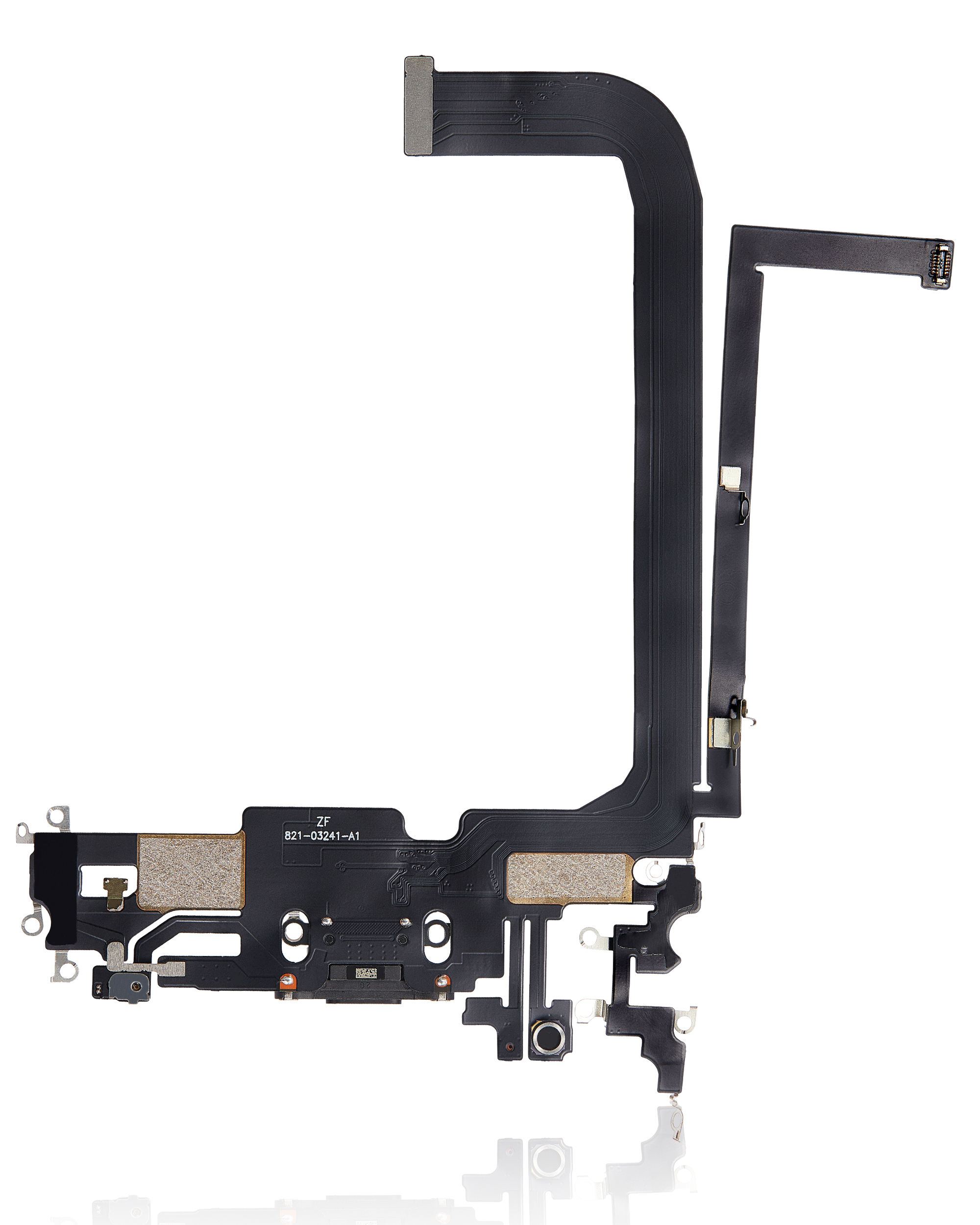 Ladebuchse Flexkabel für iPhone 13 Pro Max (Aftermarket Plus) (Graphite) – Bild 3