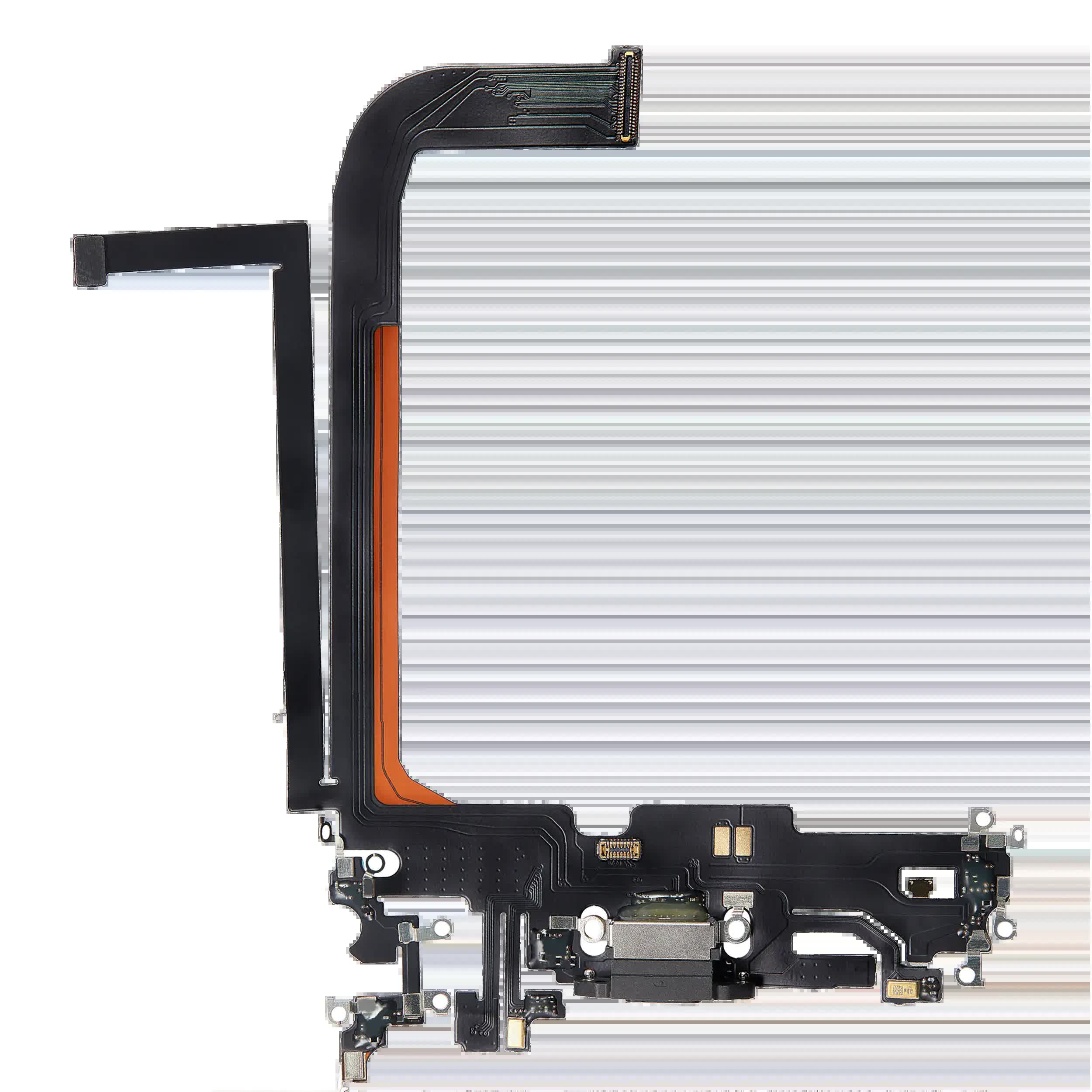 Ladebuchse Flexkabel für iPhone 13 Pro Max (Aftermarket Plus) (Graphite)