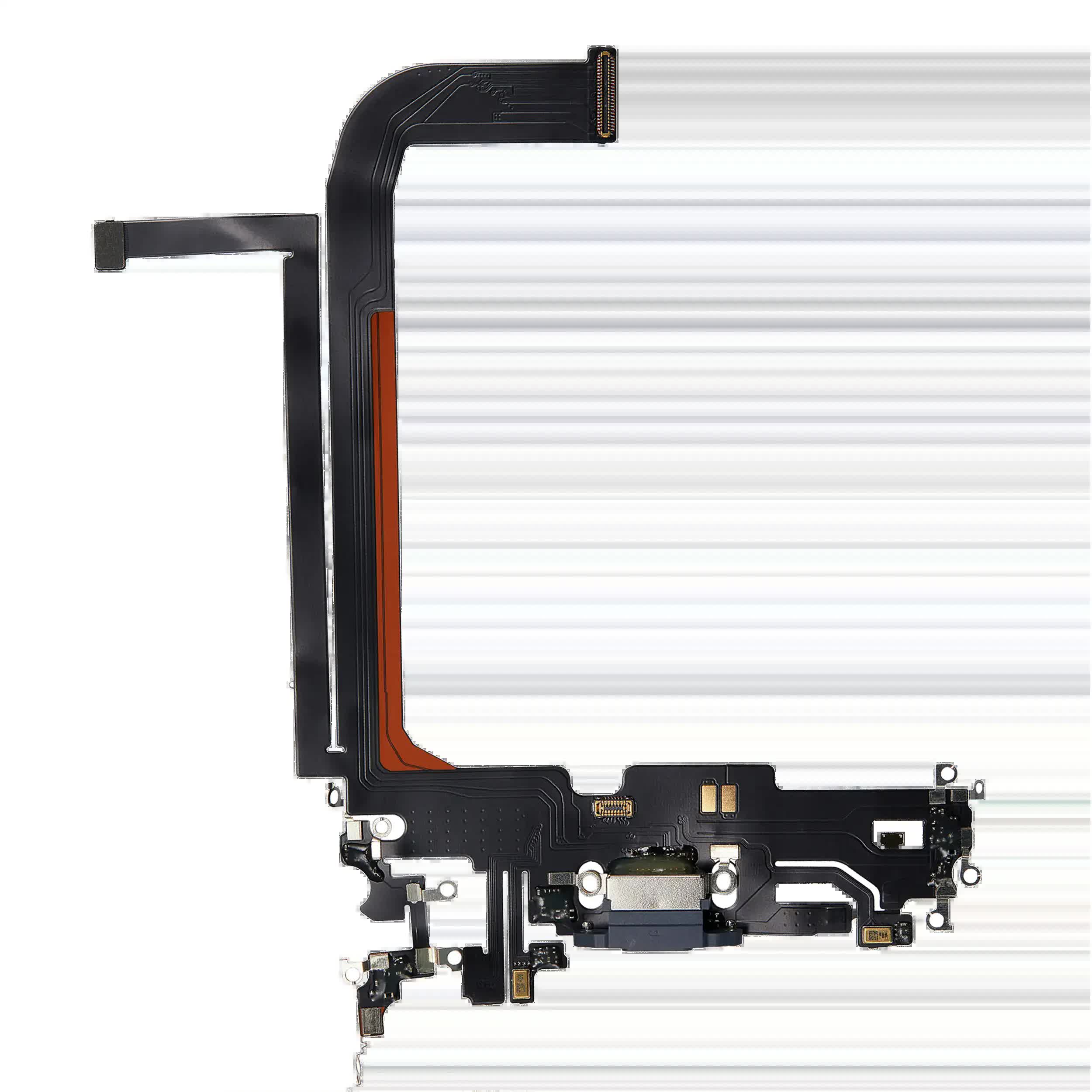 Ladebuchse Flexkabel für iPhone 13 Pro Max (Aftermarket Plus) (Sierra Blue)