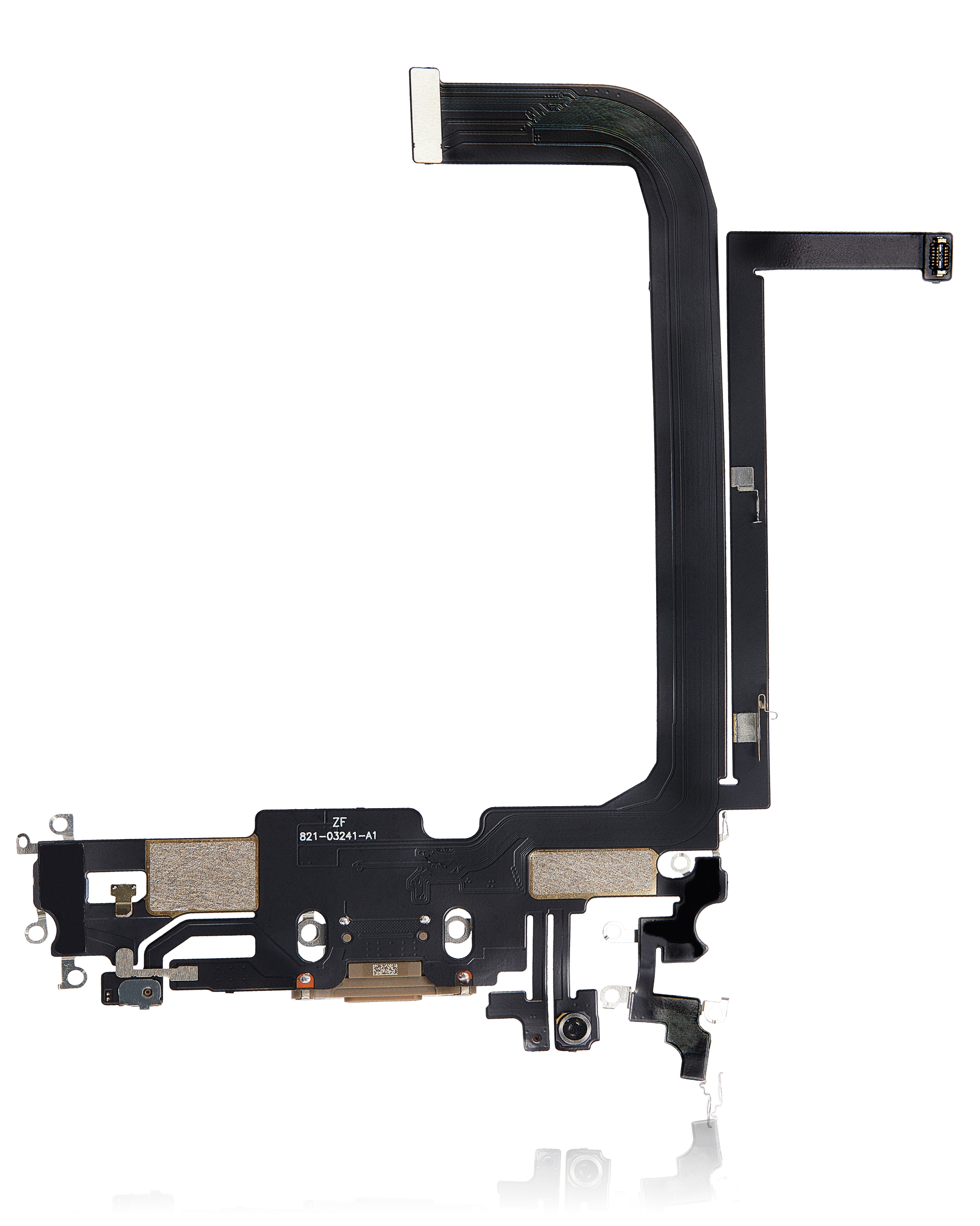 Ladebuchse Flexkabel für iPhone 13 Pro Max (Aftermarket Plus) (Gold) – Bild 3