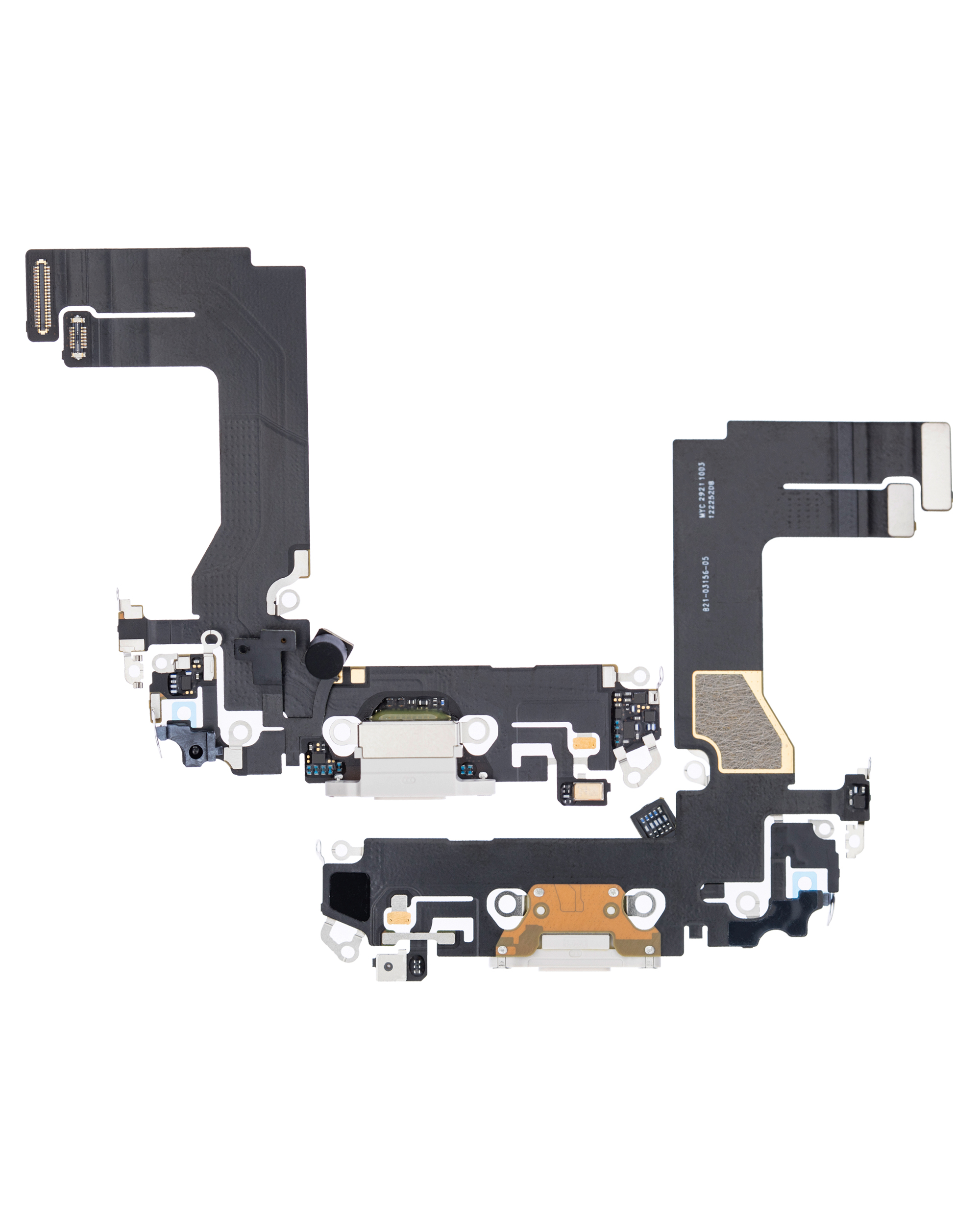 Ladebuchse Flexkabel für iPhone 13 Mini (Premium) (Starlight) – Bild 2