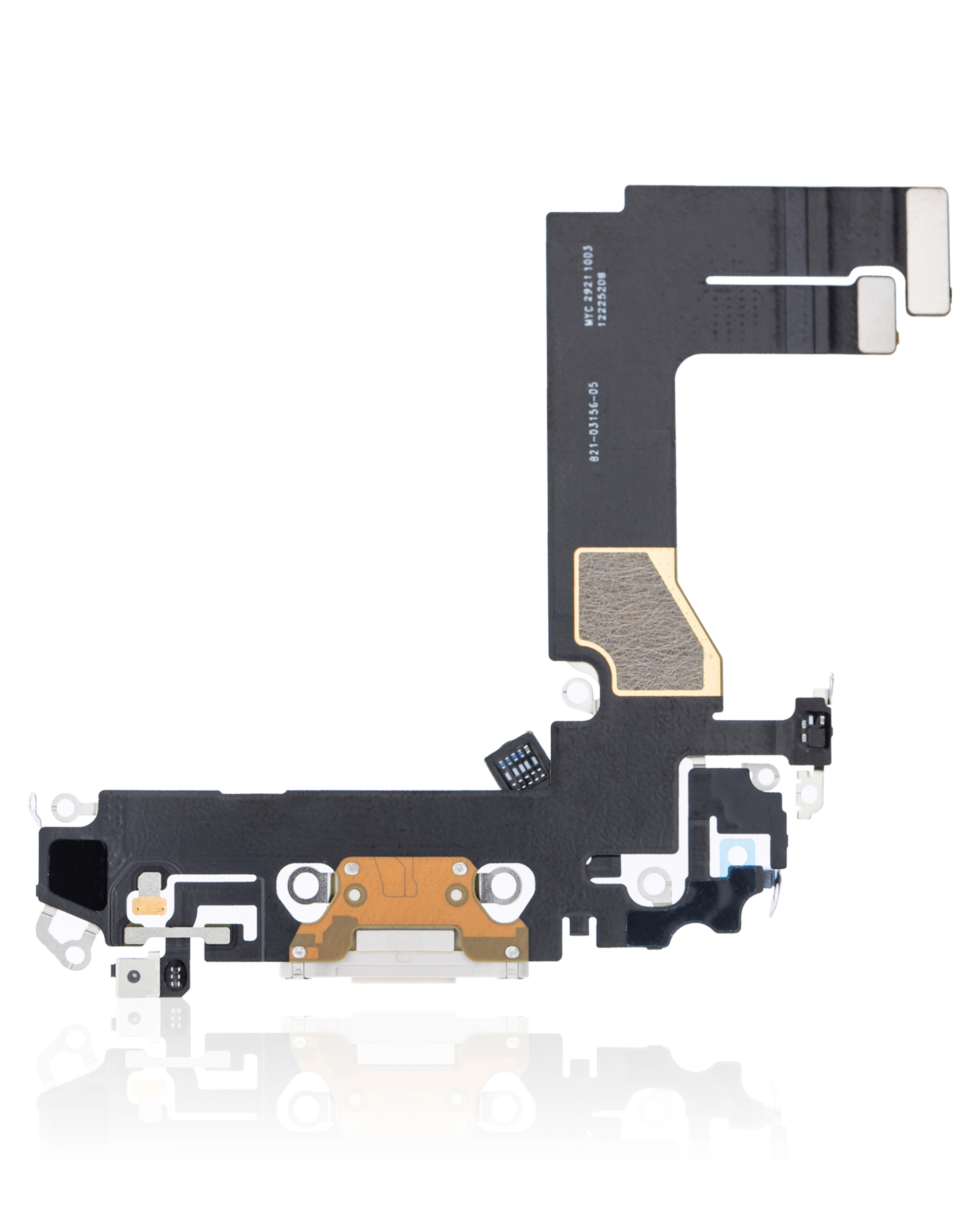 Ladebuchse Flexkabel für iPhone 13 Mini (Premium) (Starlight) – Bild 3