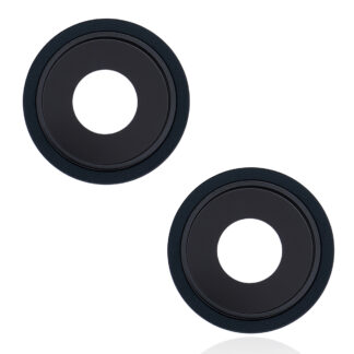 Rückkamera-Glas mit Halterung und Blende für iPhone 13 / 13 Mini (2-teiliges Set) (Real Sapphire) (Premium) (Midnight)