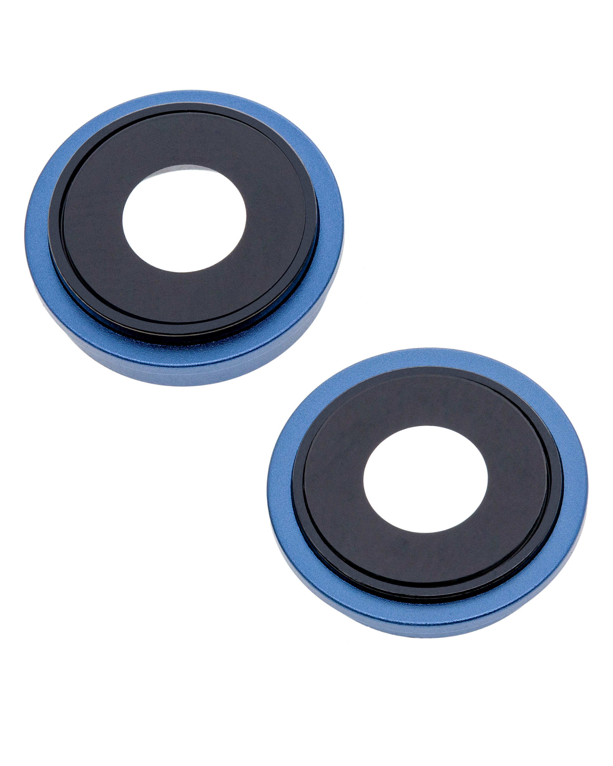 Rückkamera-Glas mit Halterung und Blende für iPhone 13 / 13 Mini (2-teiliges Set) (Real Sapphire) (Premium) (Blue (Blau)) – Bild 4