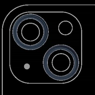 Rückkamera-Blendenring einzeln für iPhone 13 / 13 Mini (Midnight) (2-teiliges Set)