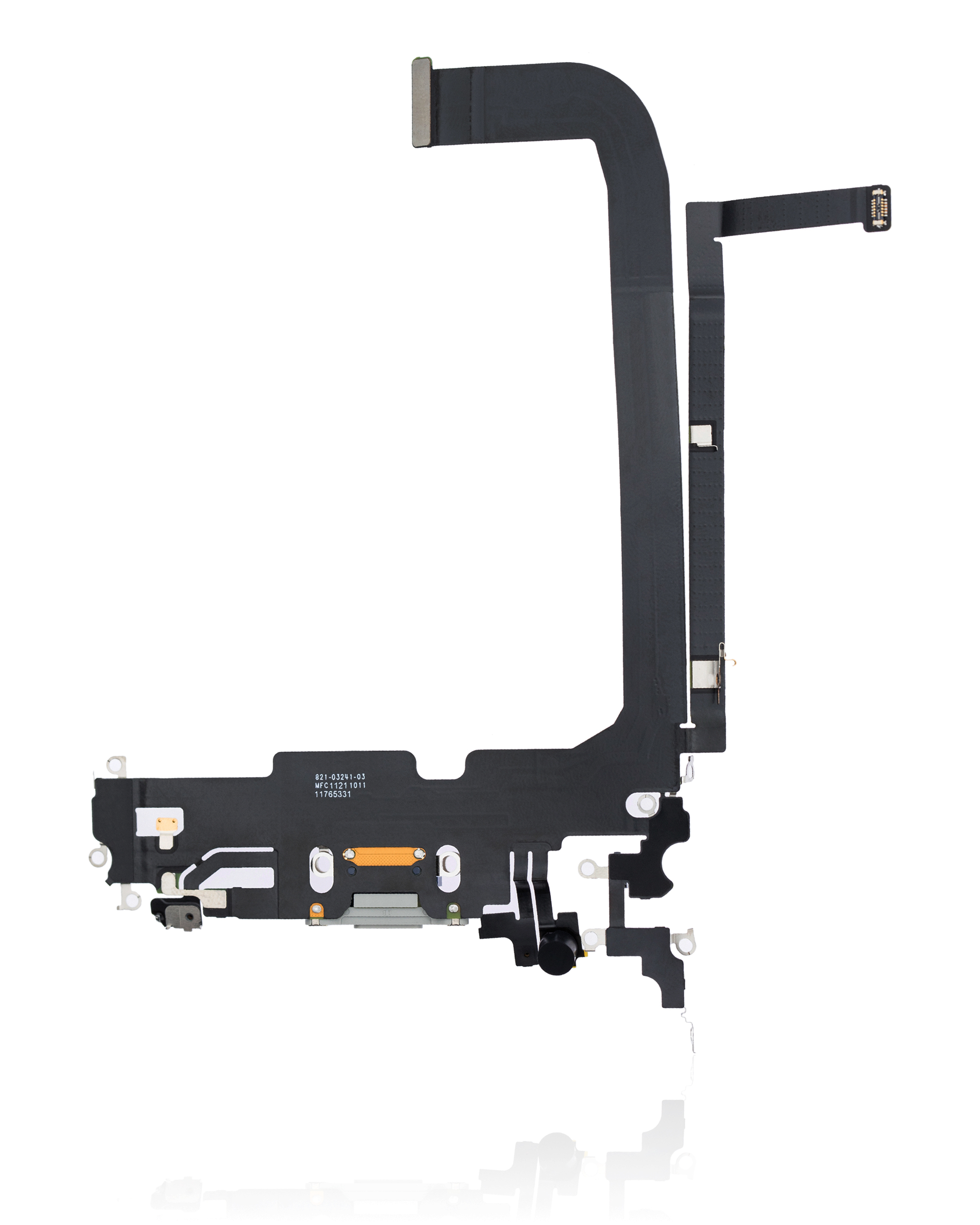 Ladebuchse Flexkabel für iPhone 13 Pro Max (Premium) (Silver (Silber)) – Bild 3