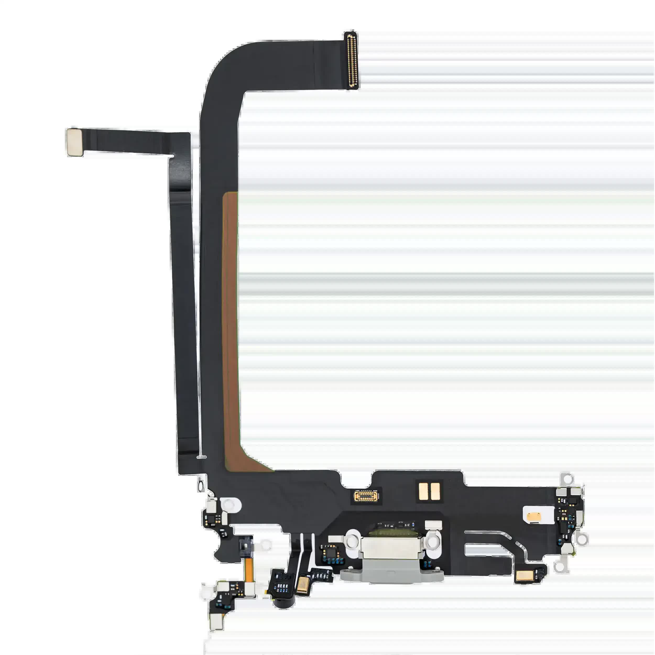 Ladebuchse Flexkabel für iPhone 13 Pro Max (Premium) (Silver (Silber))