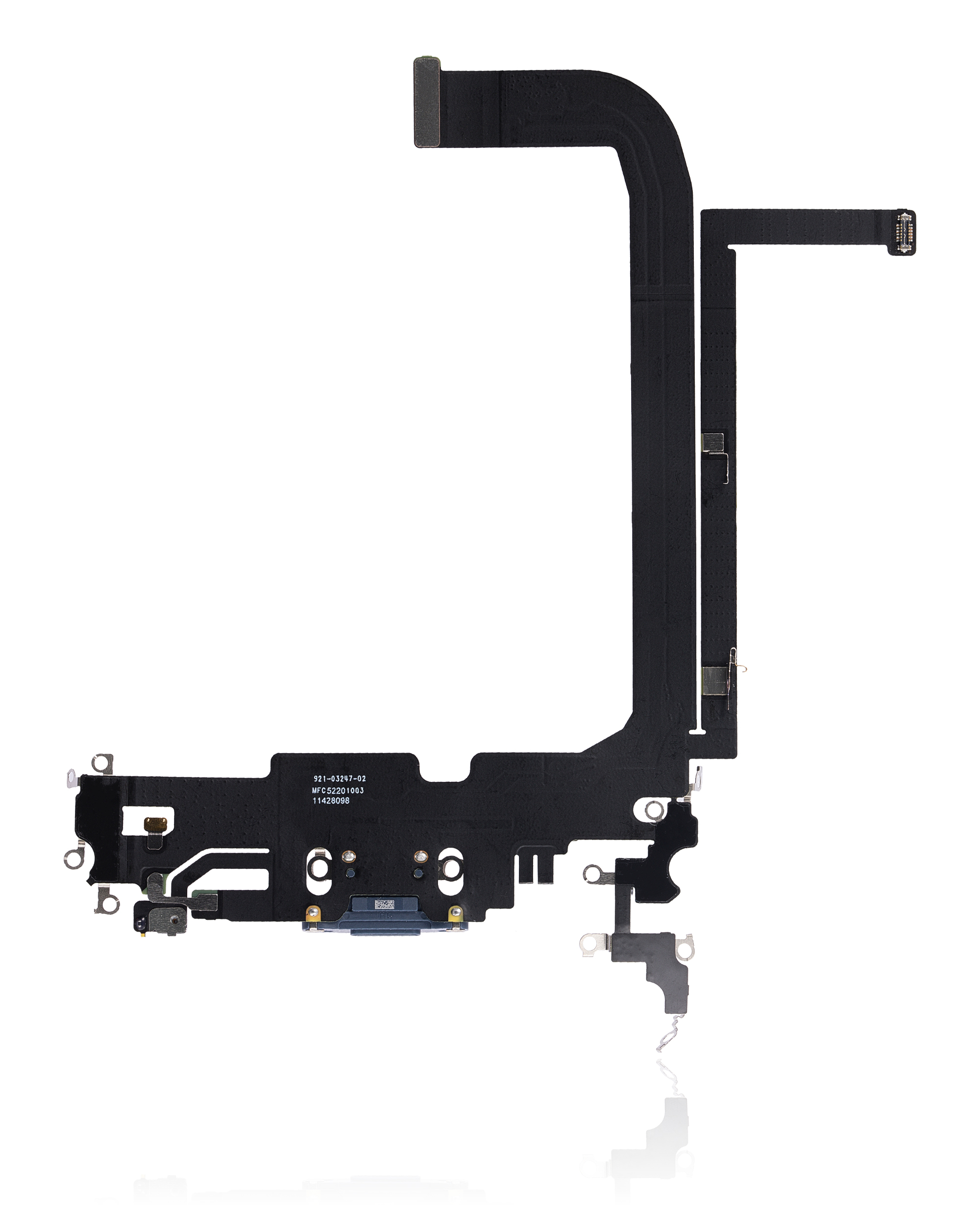 Ladebuchse Flexkabel für iPhone 13 Pro Max (ausgebautes Originalteil) (Sierra Blue) – Bild 3