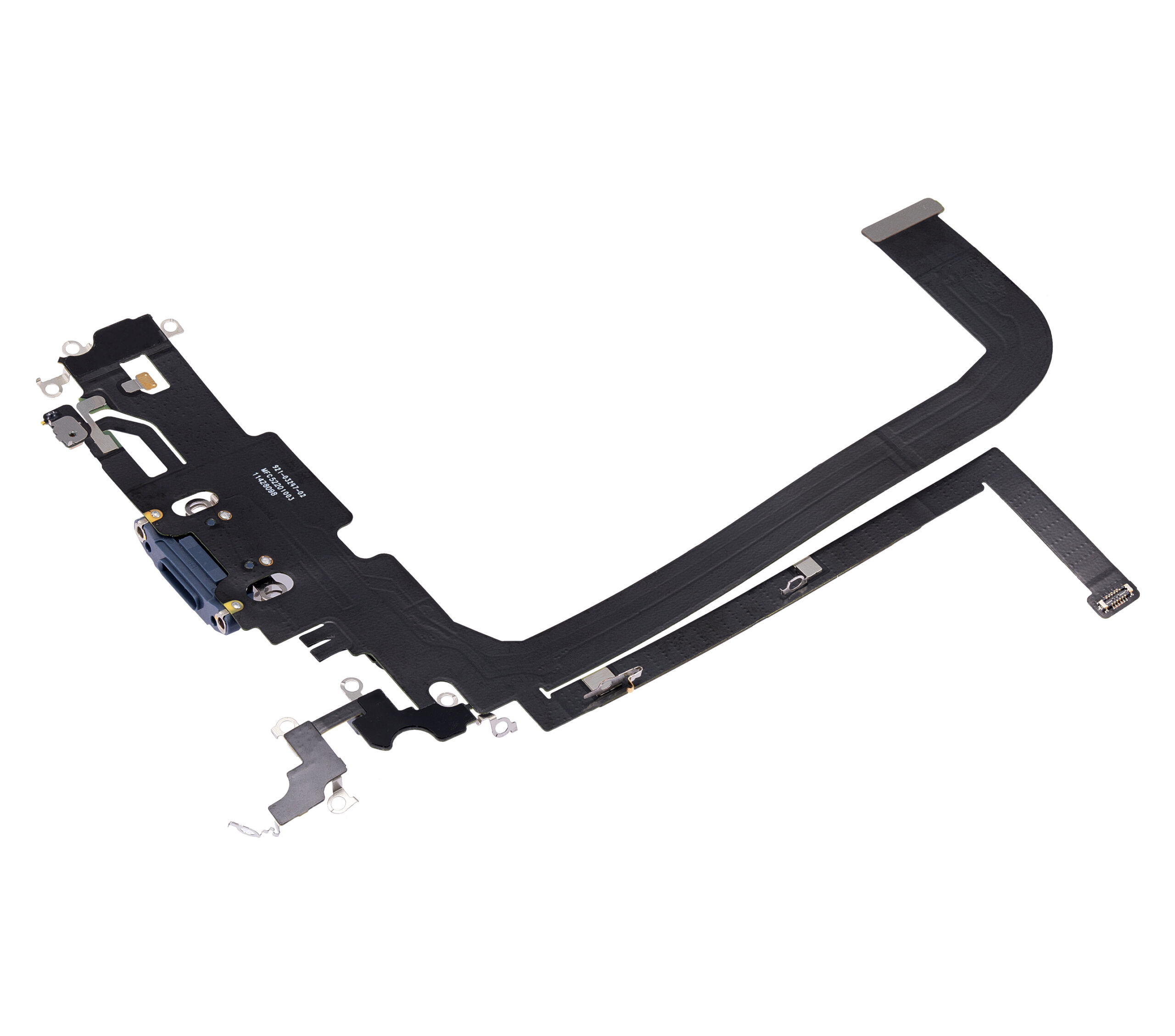 Ladebuchse Flexkabel für iPhone 13 Pro Max (ausgebautes Originalteil) (Sierra Blue) – Bild 4