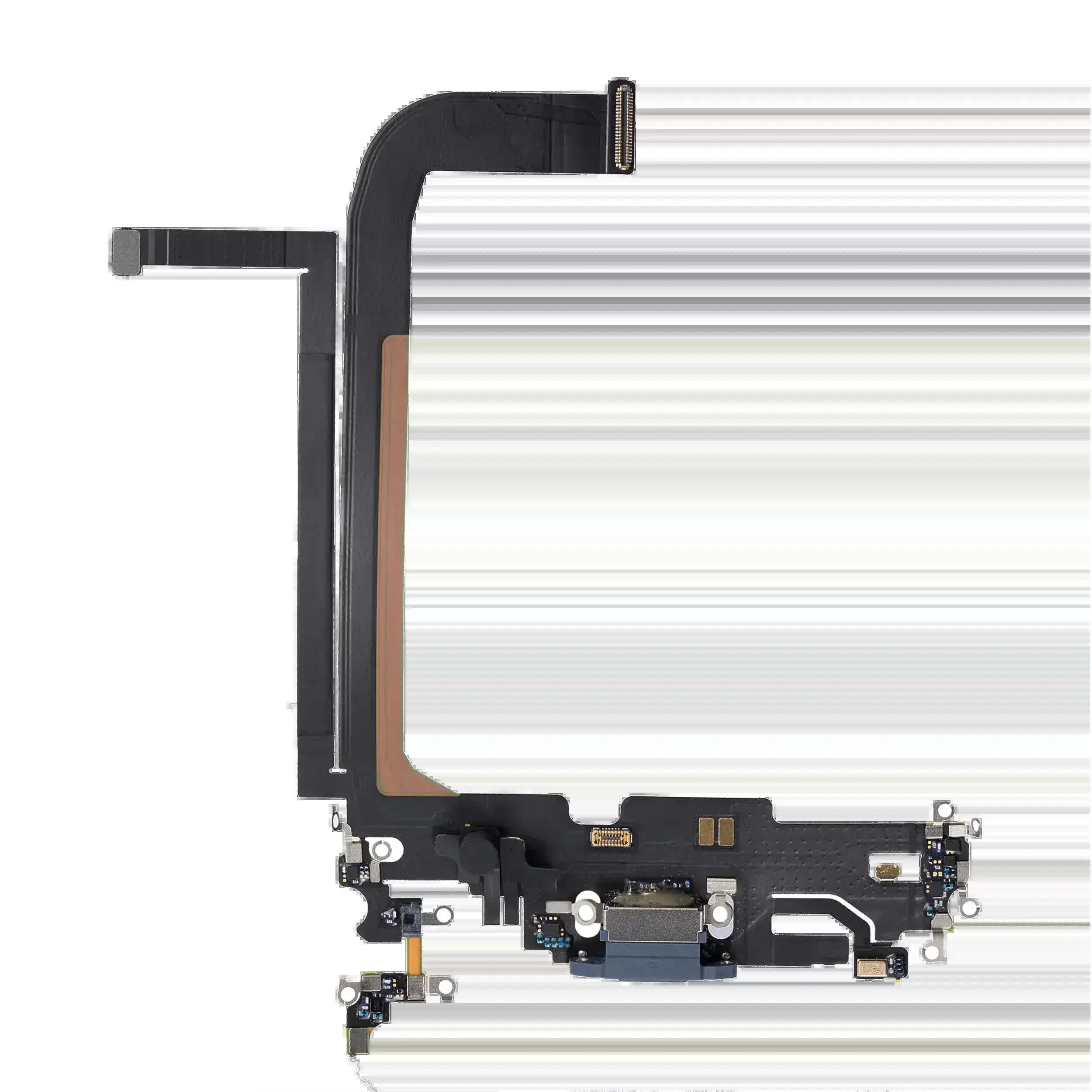 Ladebuchse Flexkabel für iPhone 13 Pro Max (ausgebautes Originalteil) (Sierra Blue)