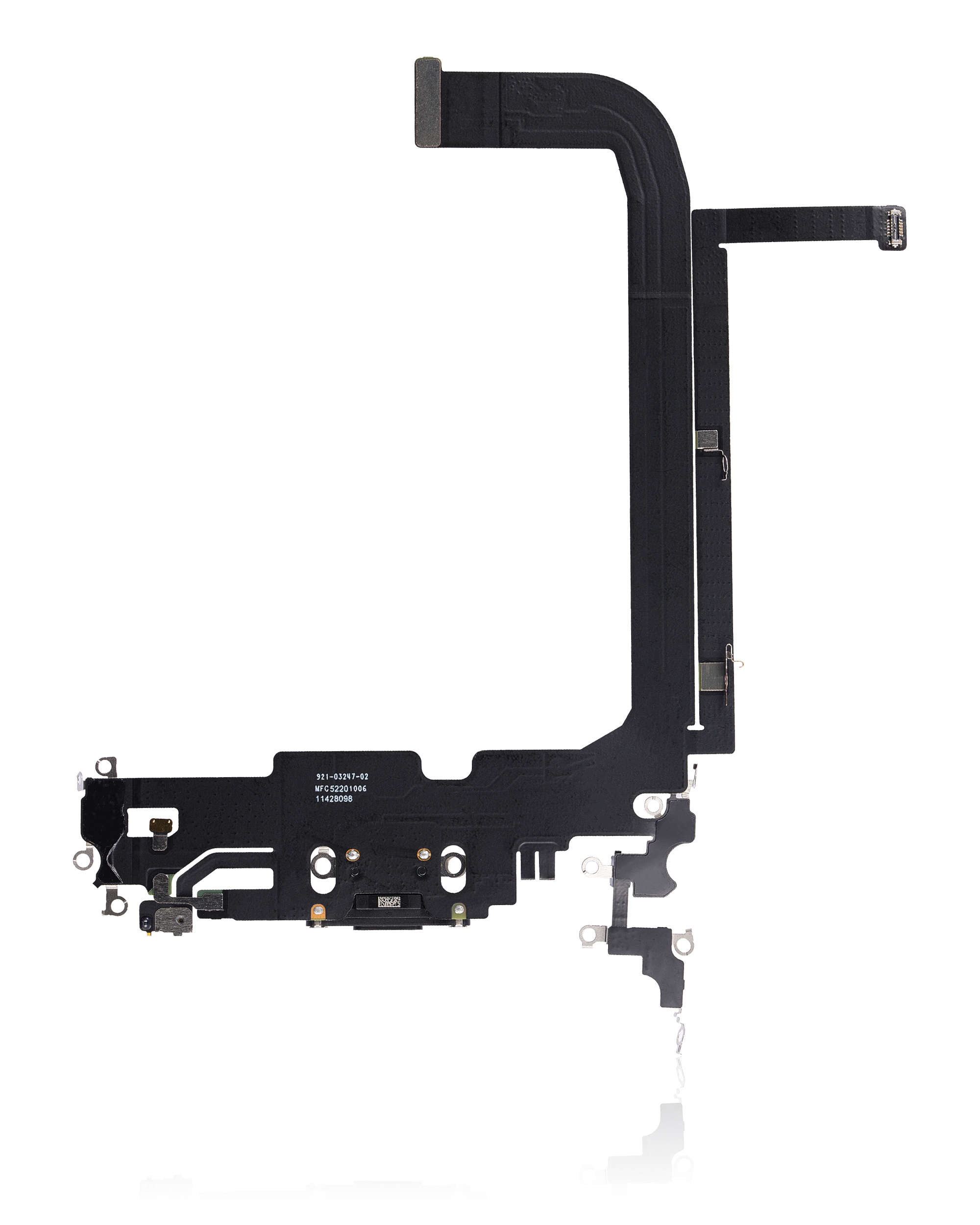 Ladebuchse Flexkabel für iPhone 13 Pro Max (ausgebautes Originalteil) (Graphite) – Bild 3