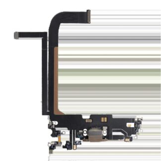 Ladebuchse Flexkabel für iPhone 13 Pro Max (ausgebautes Originalteil) (Gold)