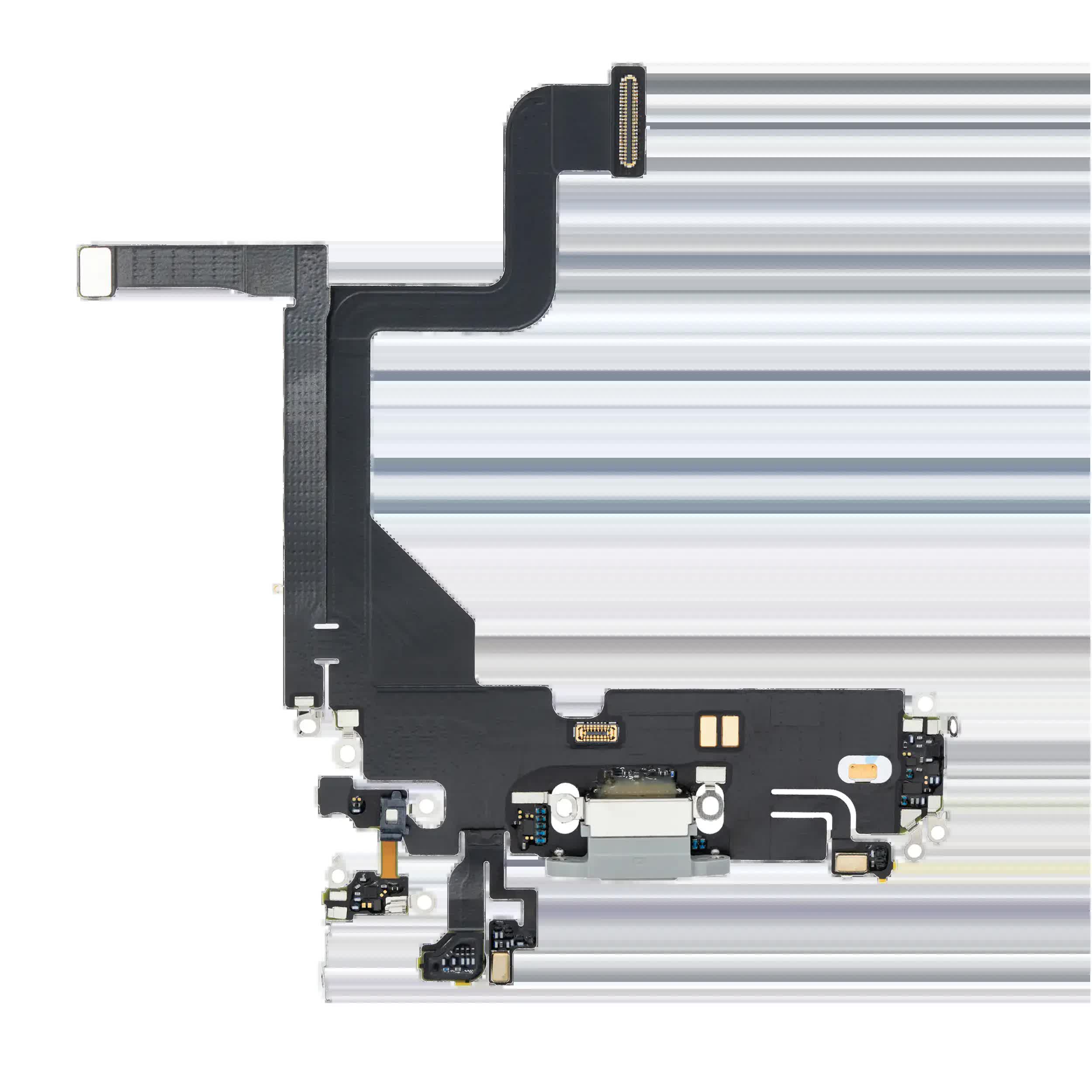Ladebuchse Flexkabel für iPhone 13 Pro (Premium) (Silver (Silber))