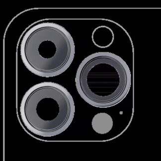 Rückkamera-Glas mit Halterung und Blende für iPhone 13 Pro / 13 Pro Max (Aftermarket Plus) (Graphite)