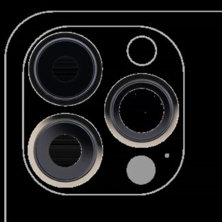 Rückkamera-Glas mit Halterung und Blende für iPhone 13 Pro / 13 Pro Max (Aftermarket Plus) (Gold)