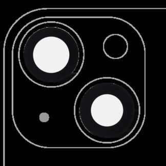 Rückkamera-Glas (nur Glas) mit Klebefolie für iPhone 13 / 13 Mini (2-teiliges Set) (Aftermarket Plus) (10er-Pack)