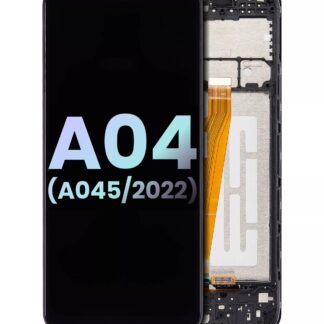 LCD Display mit Rahmen für Samsung Galaxy A04 (A045 / 2022) (Service Pack)