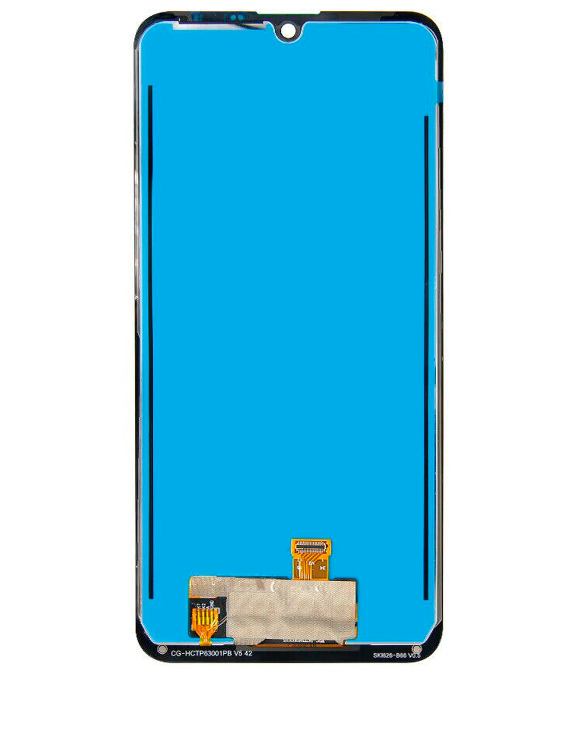LCD Display ohne Rahmen für LG Q60 / K50 ( 2019 / X520) (professionell aufgearbeitet) – Bild 2