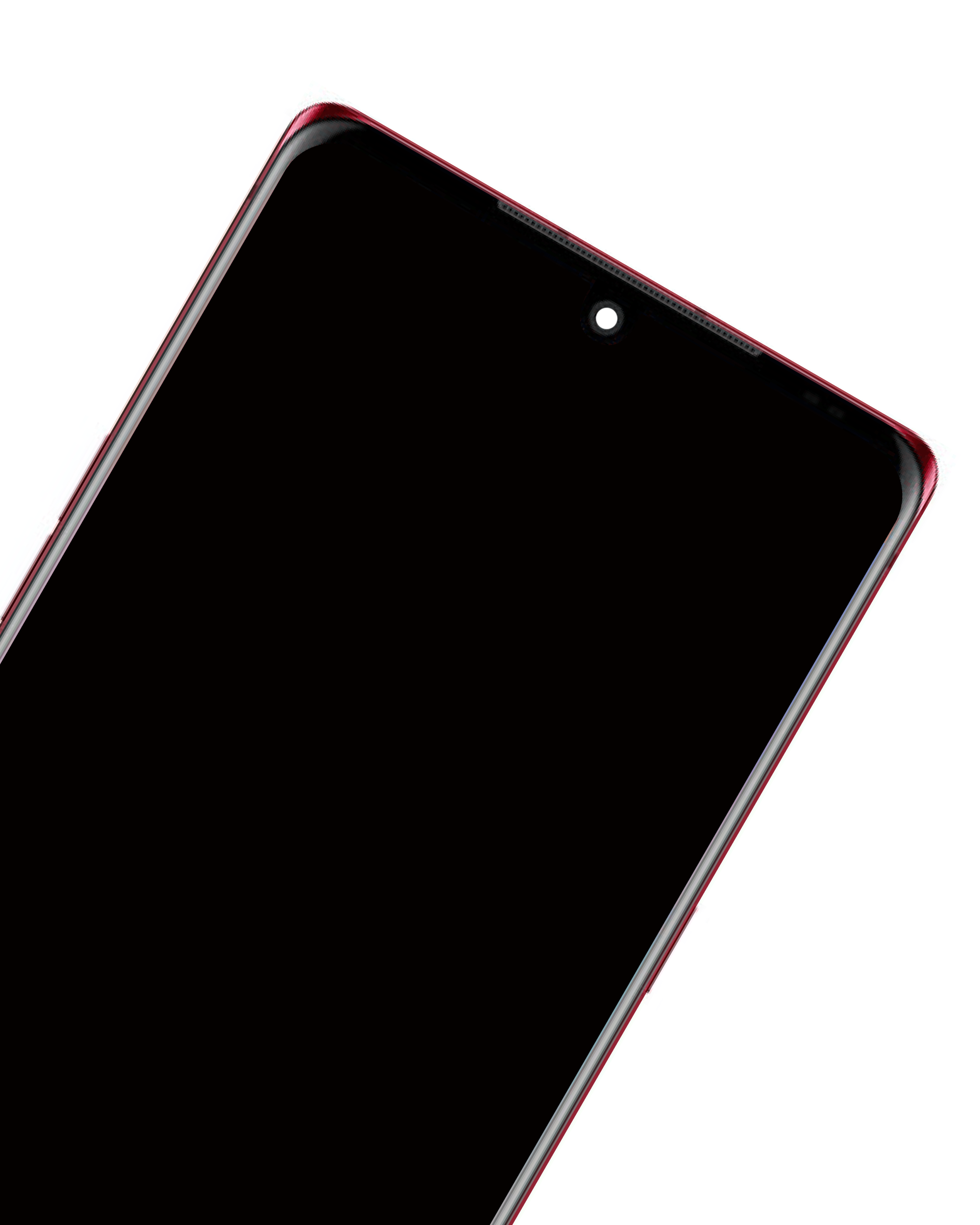 OLED Display mit Rahmen für LG Velvet 5G (Non-Verizon 5G UW Rahmen) (professionell aufgearbeitet) (Red (Rot)) – Bild 2